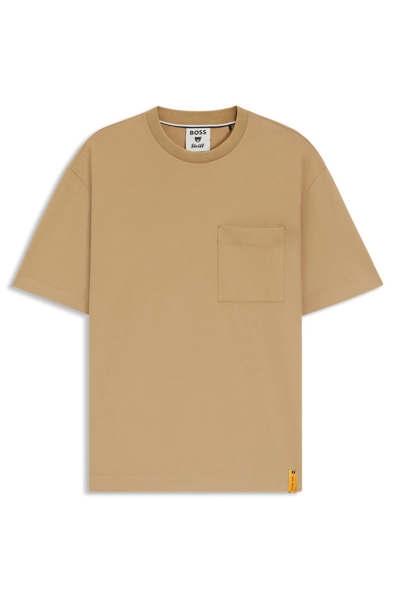 BOSS X STEIFF ALL-GENDER T-SHIRT IN COTTON 1