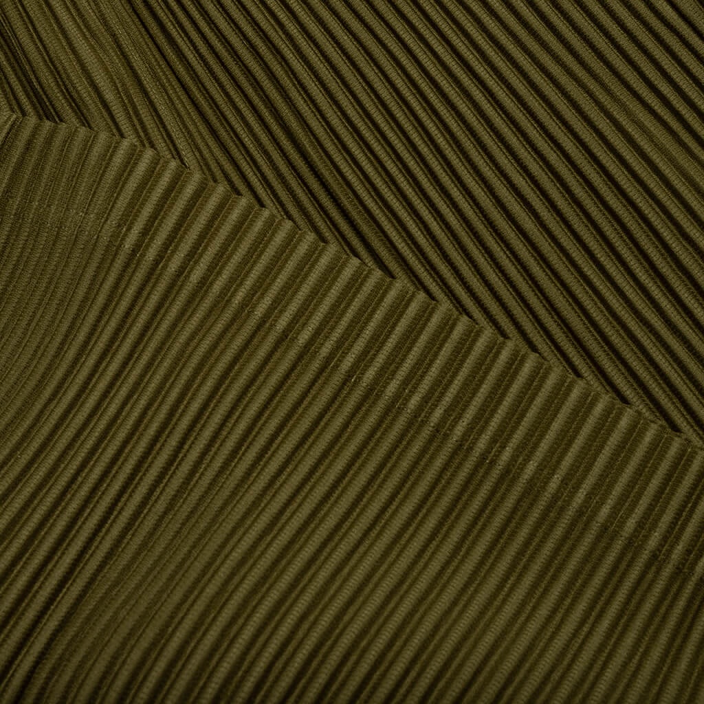 COLOR PLEATS SHORTS - OLIVE KHAKI - 4