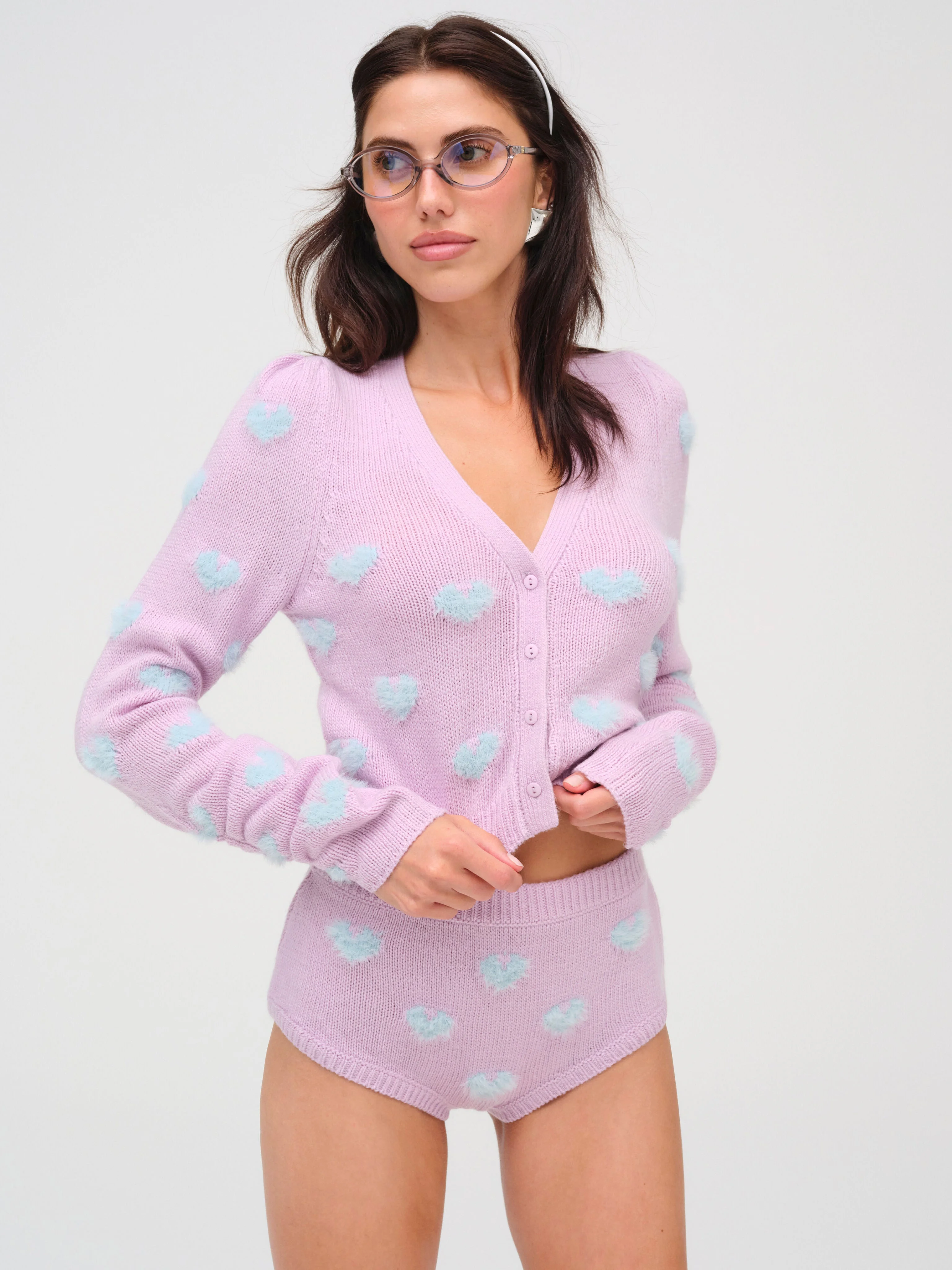 Scarlet Cropped Cardigan - 1