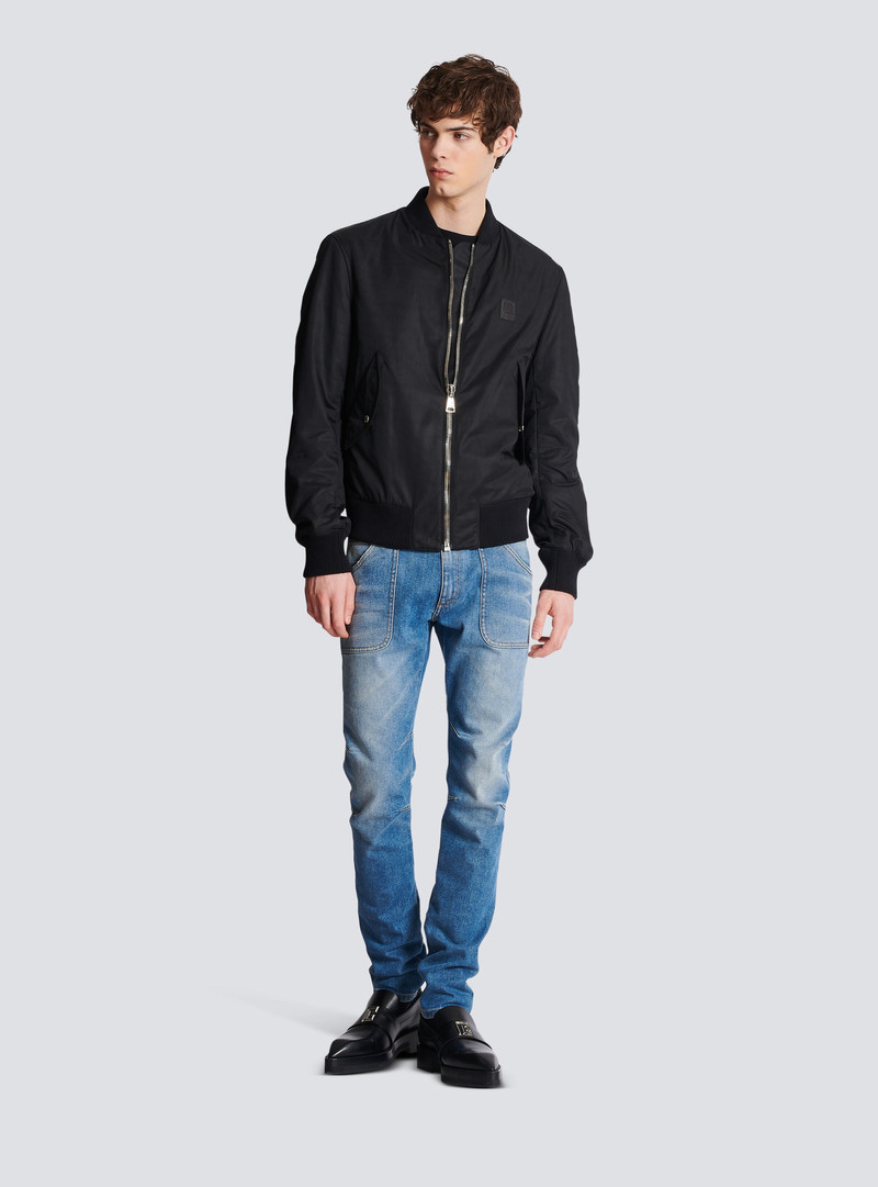 Balmain Balmain PB nylon bomber jacket outlook