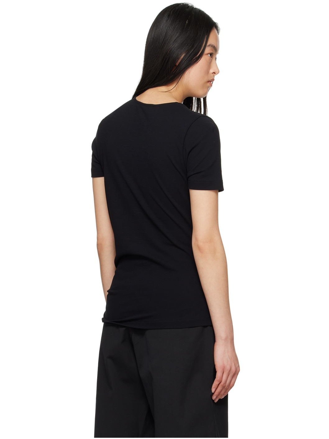 Black Twisted T-Shirt - 3