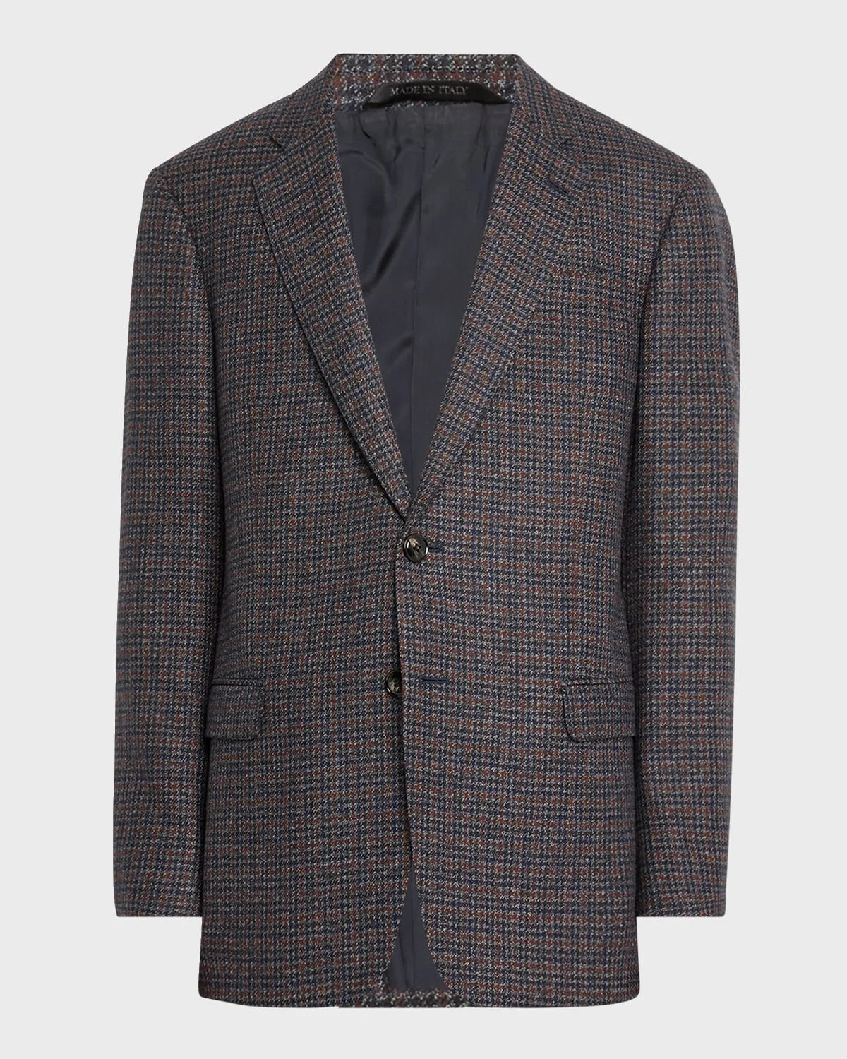 Men's Wool-Cashmere Plaid Sport Coat - 1