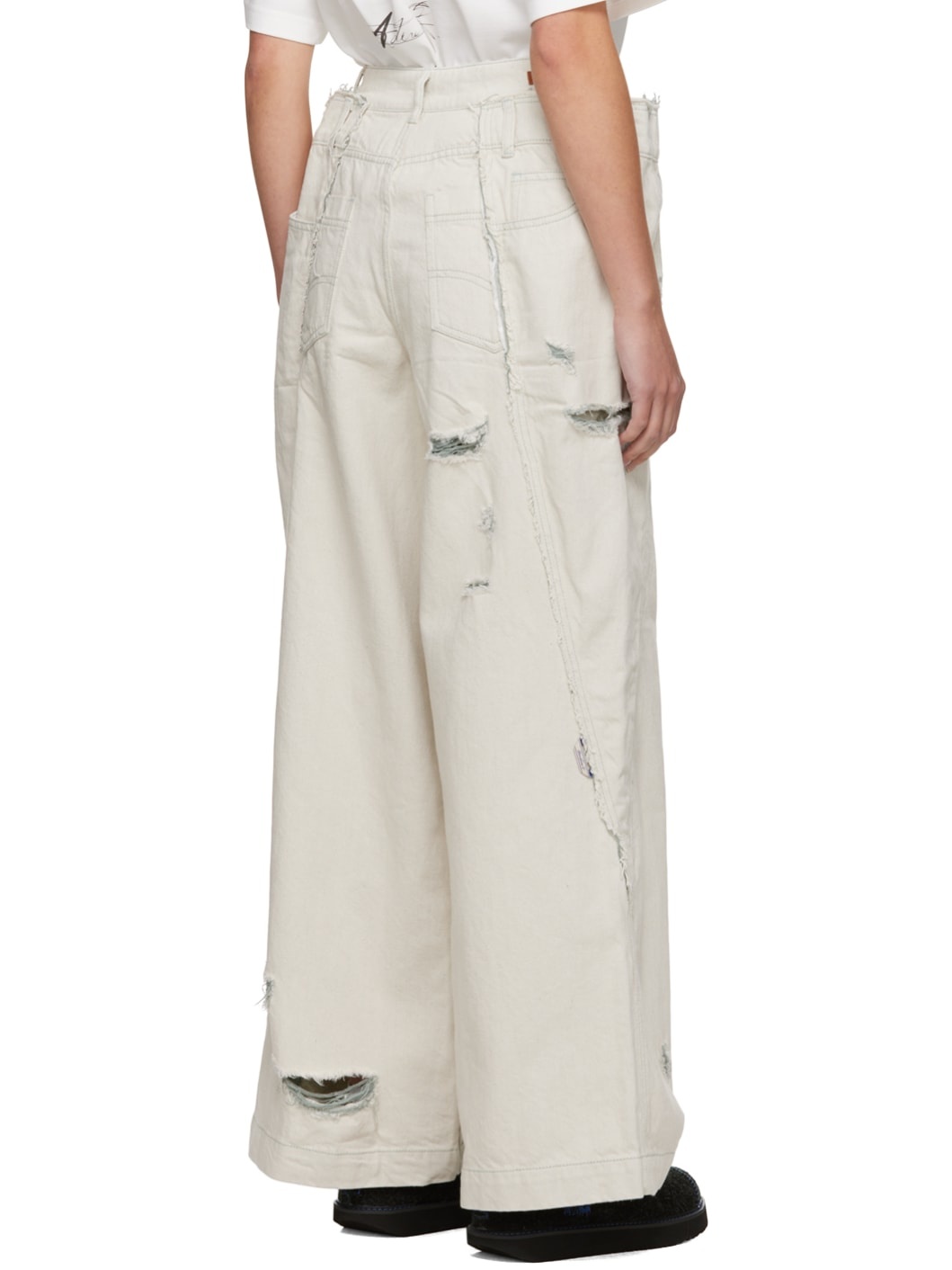 White Azio Jeans - 3