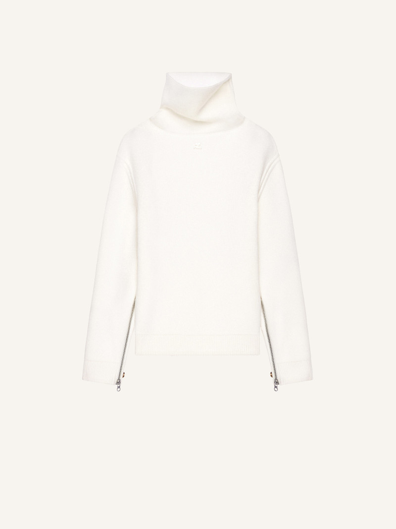 OVERSIZED MOCKNECK KNIT SWEATER 1