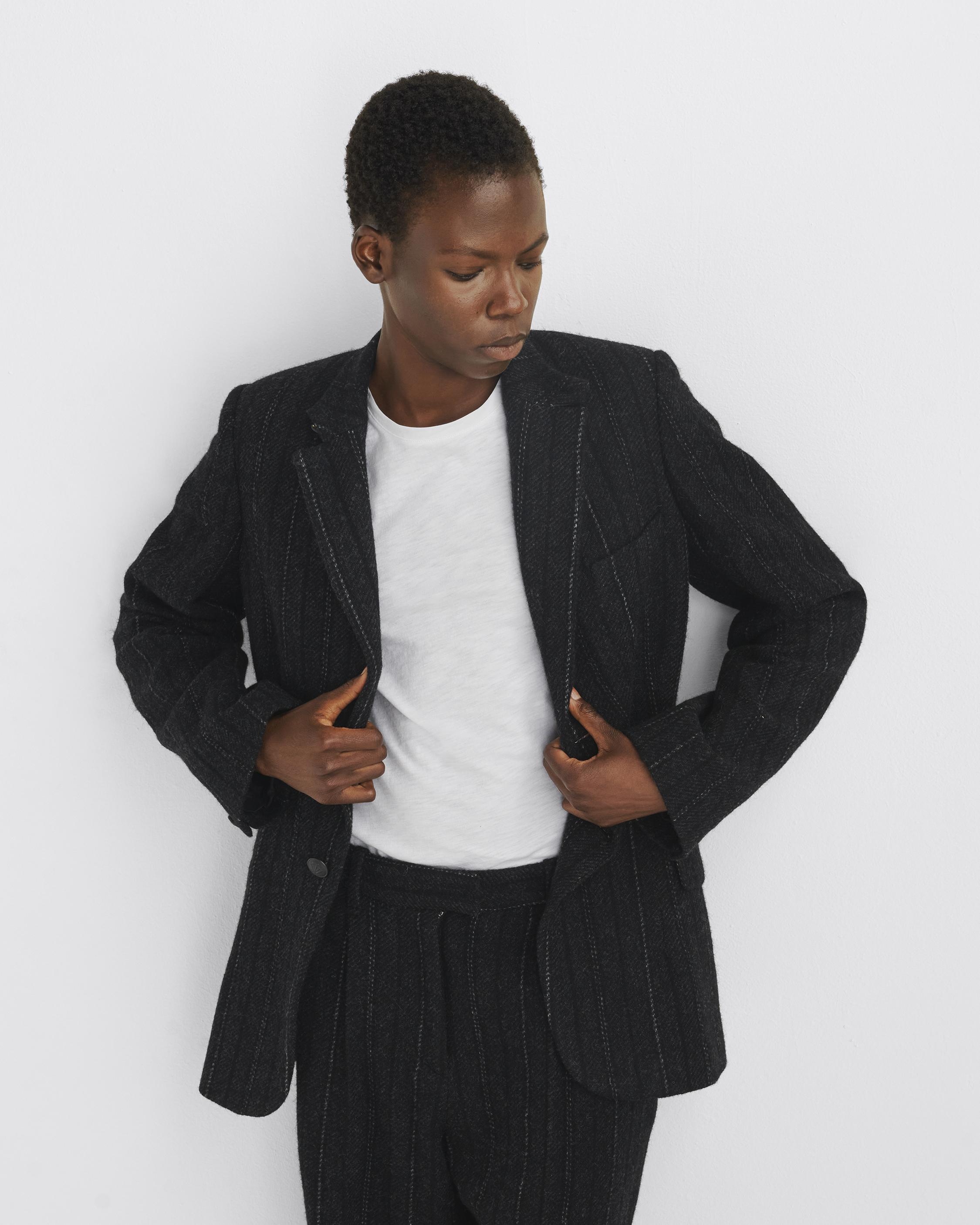 Laurence Striped Wool Blazer
Tailored Fit - 2