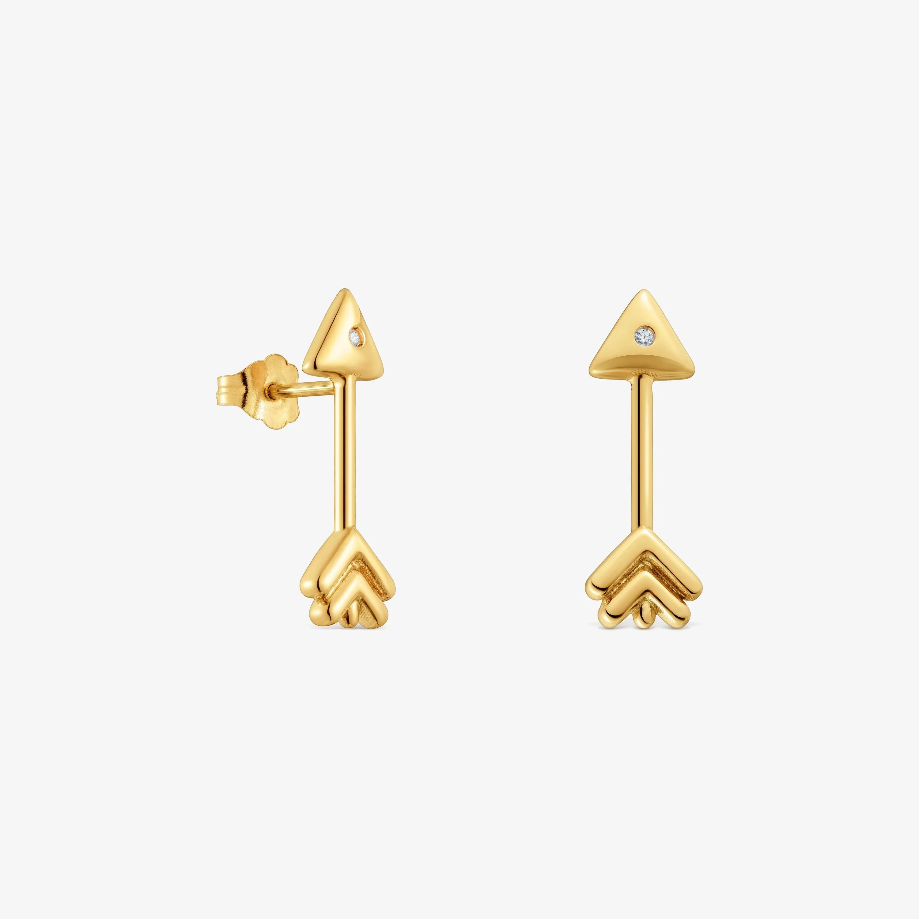 9kt gold Earrings with diamonds TOUS Flechazo - 1