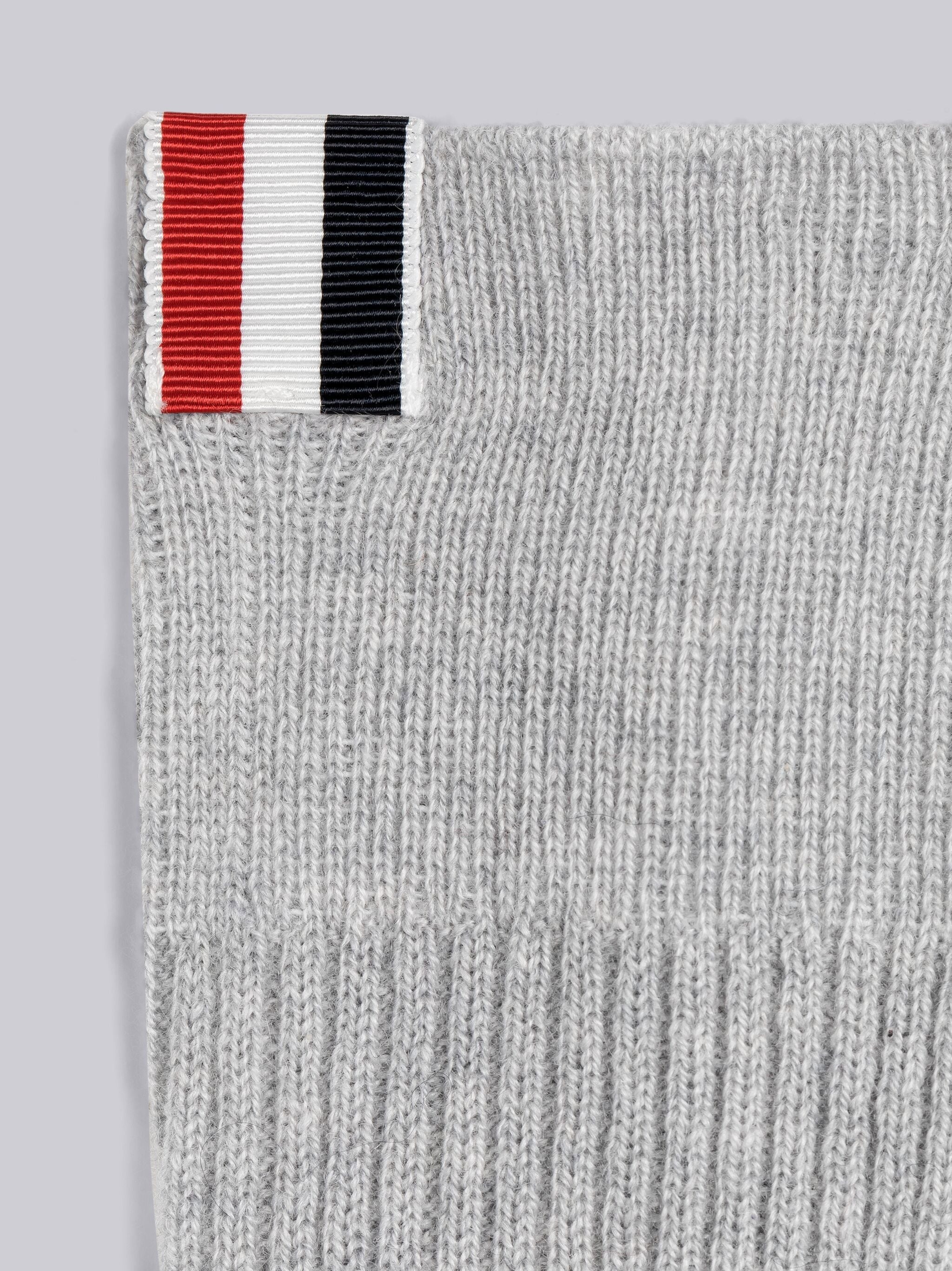 RUGBY STRIPE CASHMERE RIB OVER CALF FOOTBALL SOCKS - 2