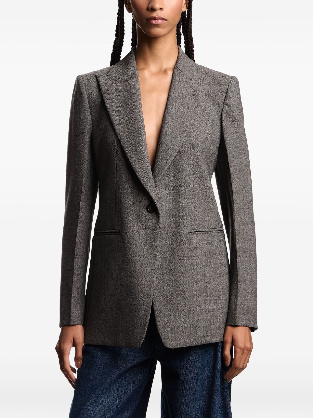 single-breated blazer - 3