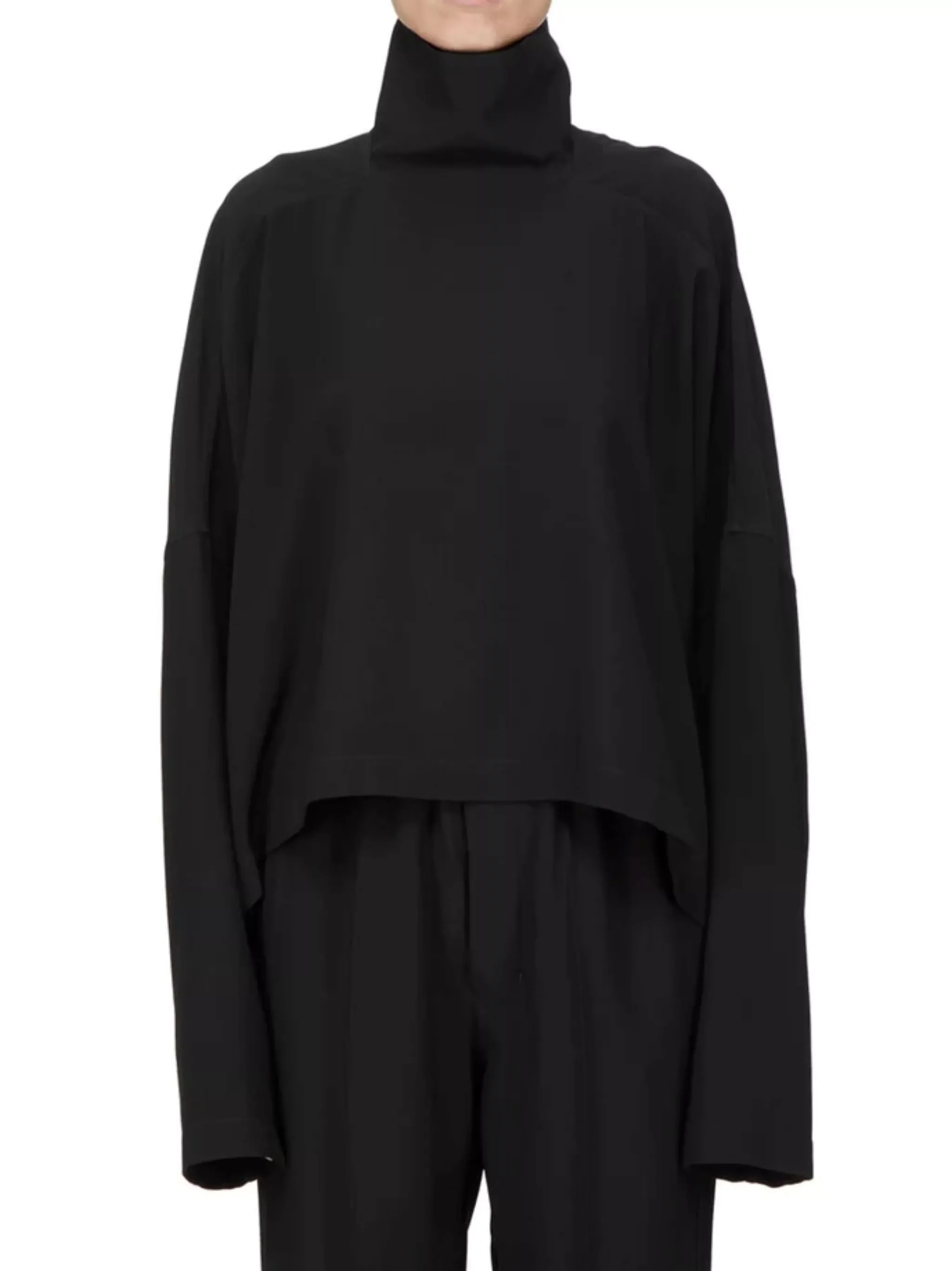 JUMBO TABARD CROPPED TOP - 1