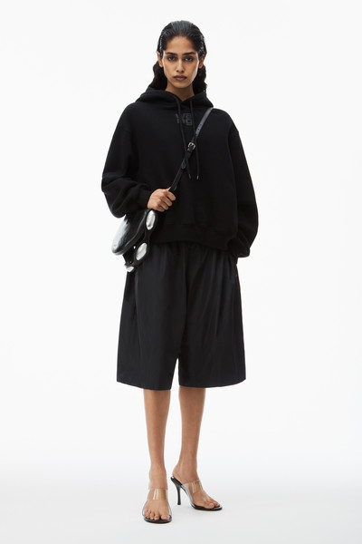 Alexander Wang PUFF LOGO HOODIE IN STRUCTURED TERRY outlook