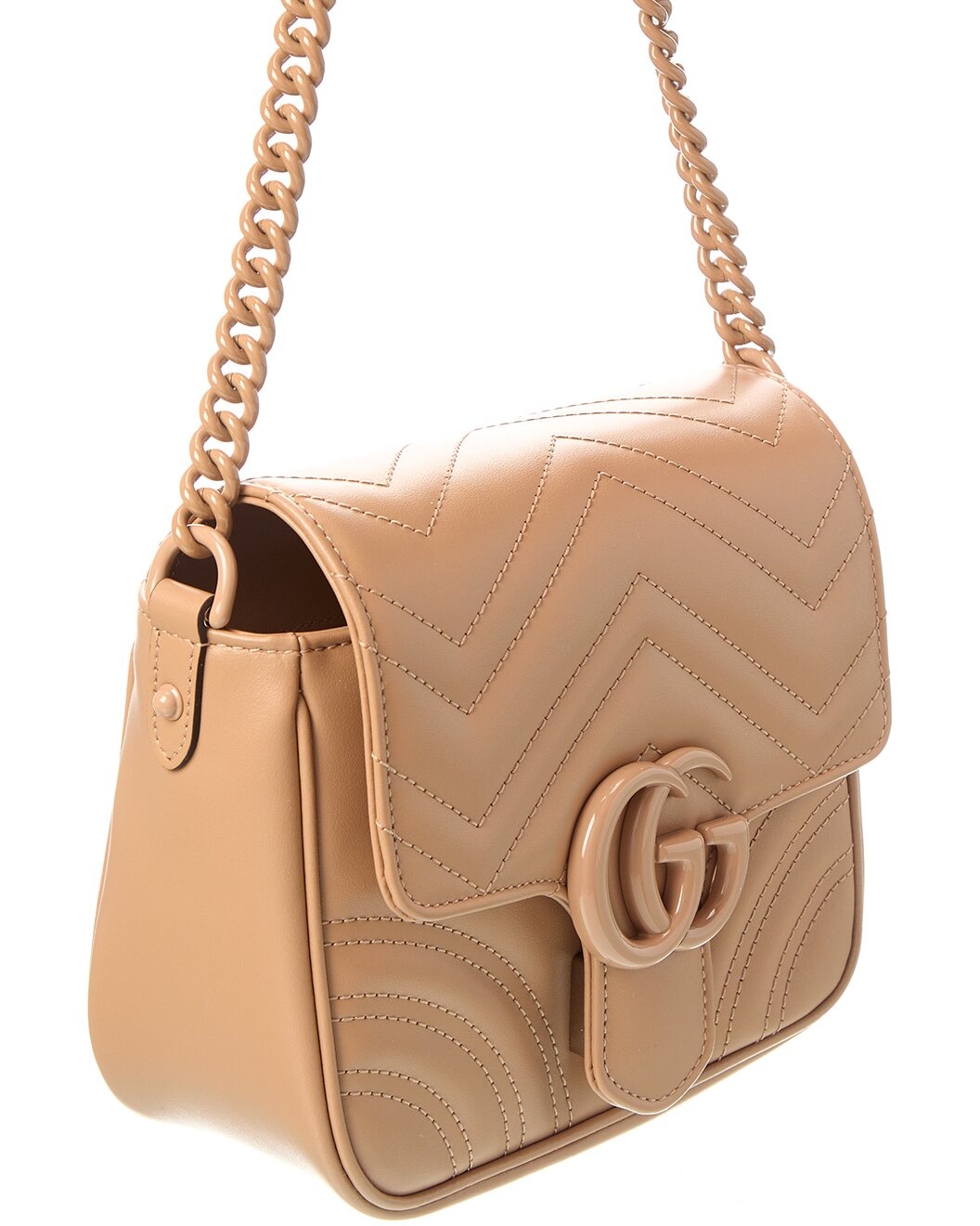 Gucci GG Marmont Leather Shoulder Bag - 3