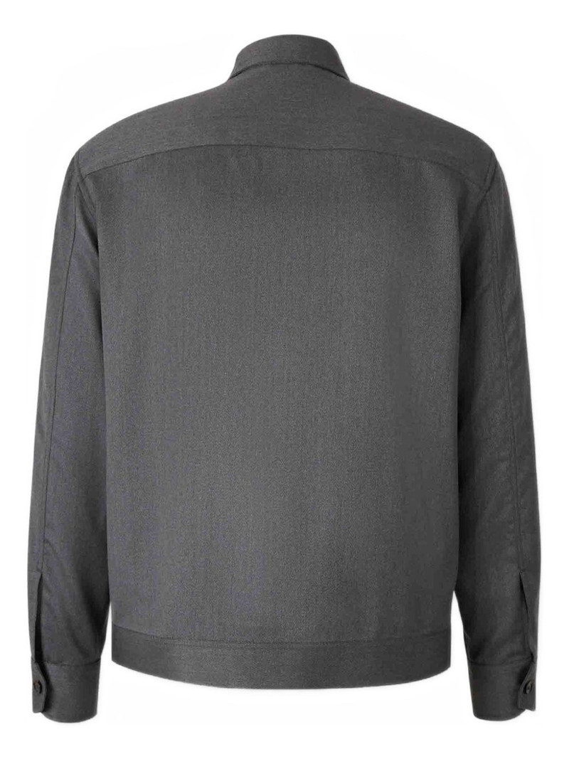 Brioni mélange-effect jacket outlook