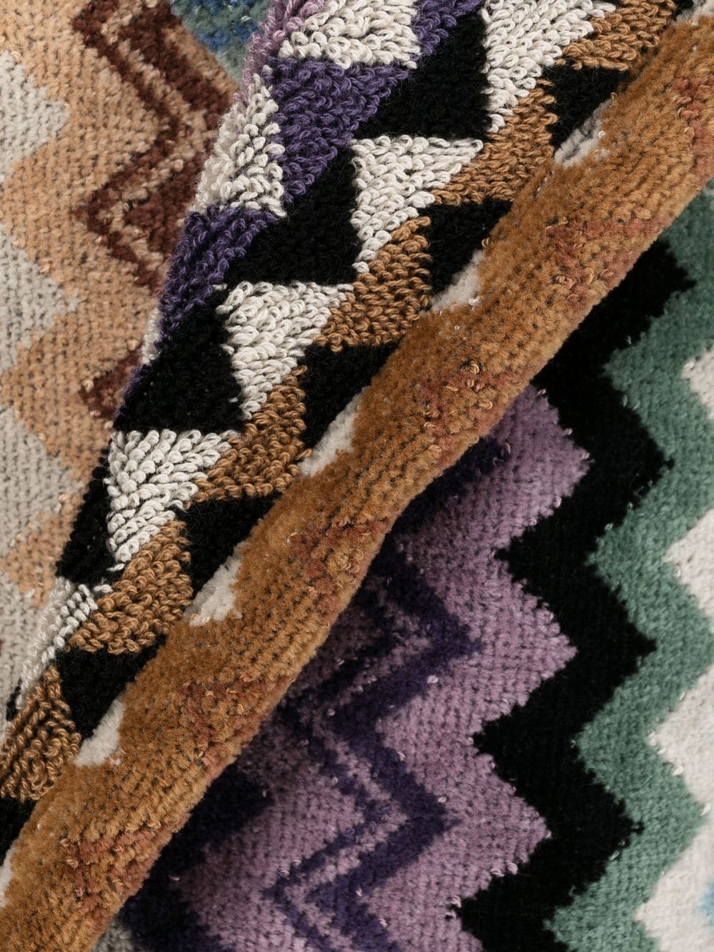 Adam zigzag-pattern bathrobe - 2
