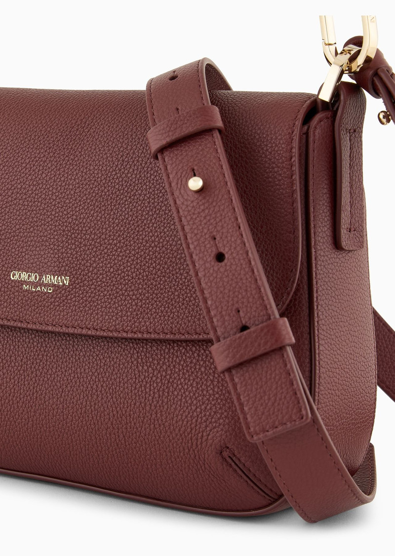 ASV small la Prima Soft pebbled leather handbag 5