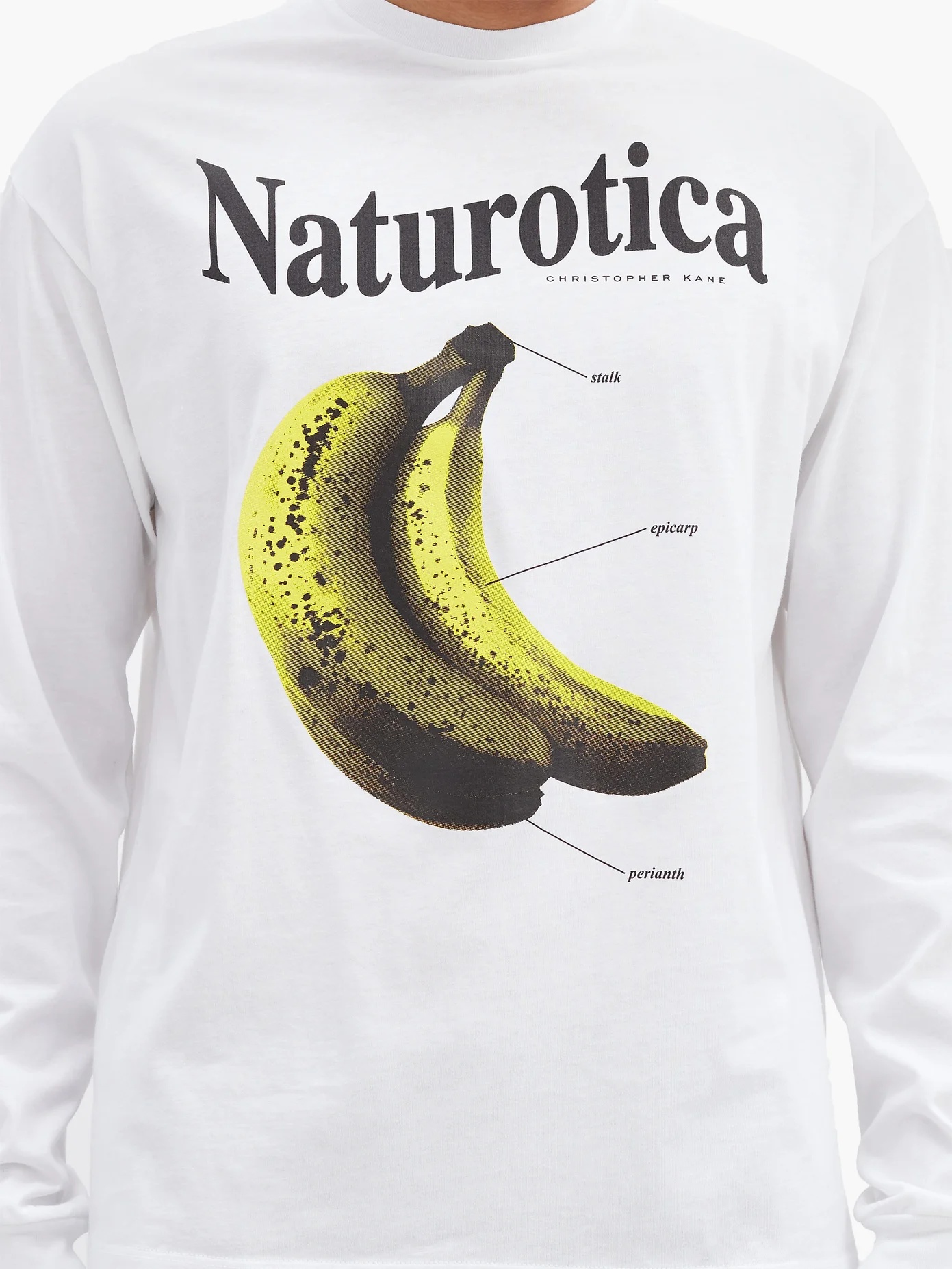 Naturotica banana-print cotton T-shirt - 3