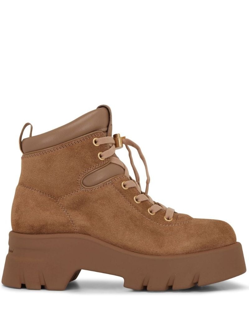suede hiking boots - 1