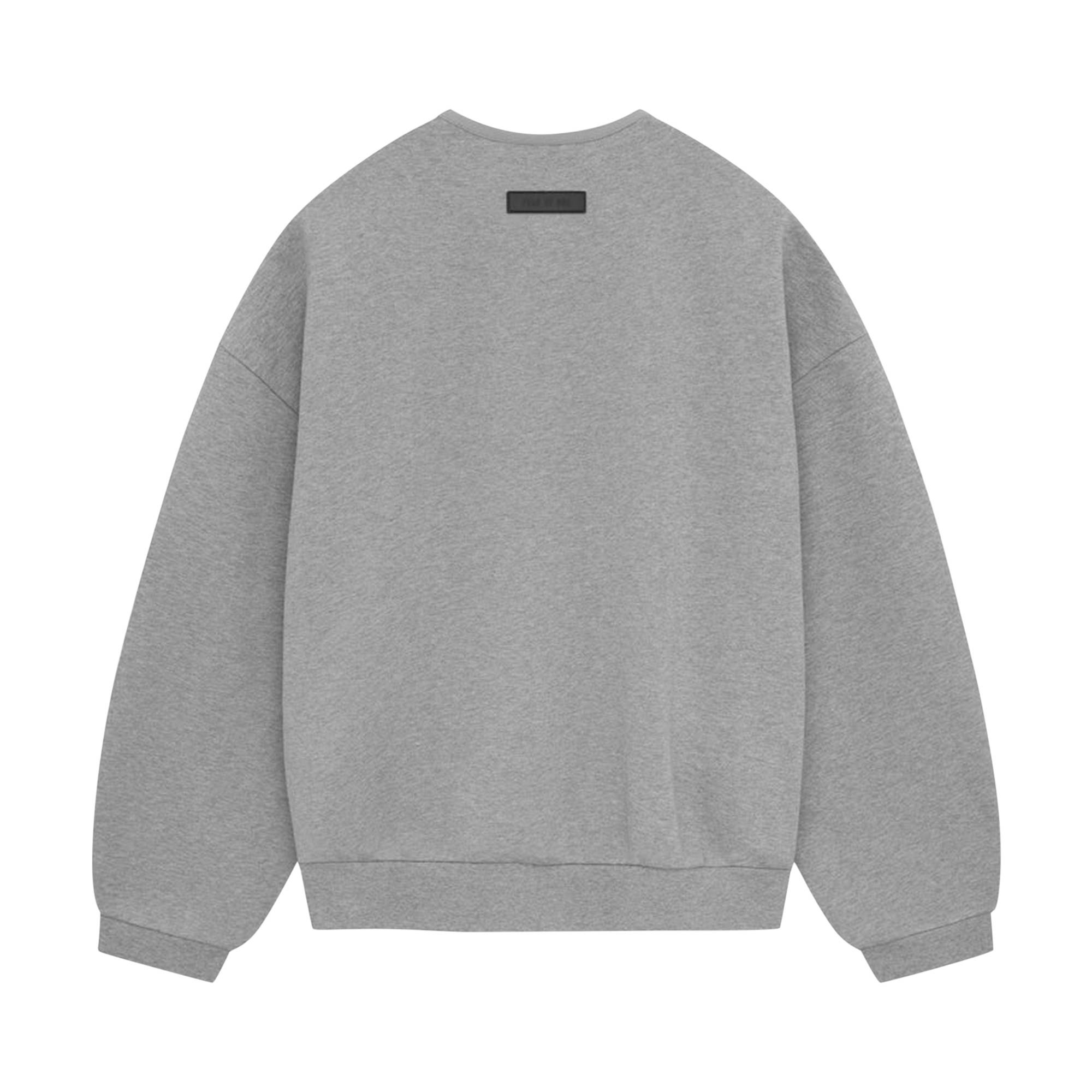 Fear of God Essentials Crewneck 'Dark Heather Oatmeal' - 2