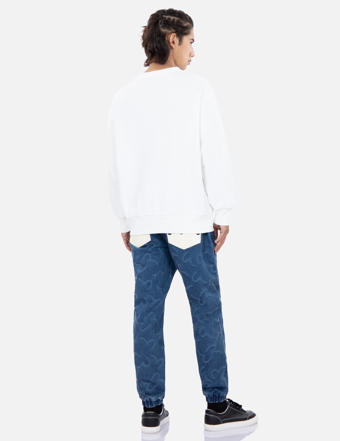 POCKET GRAPHIC PRINT SWEATSHIRT - 4