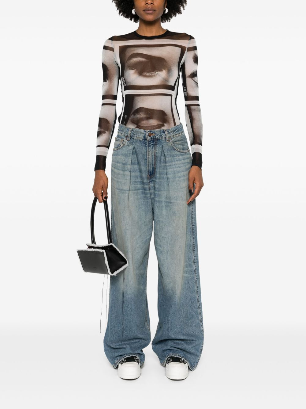 Candy high-rise wide-leg jeans - 2