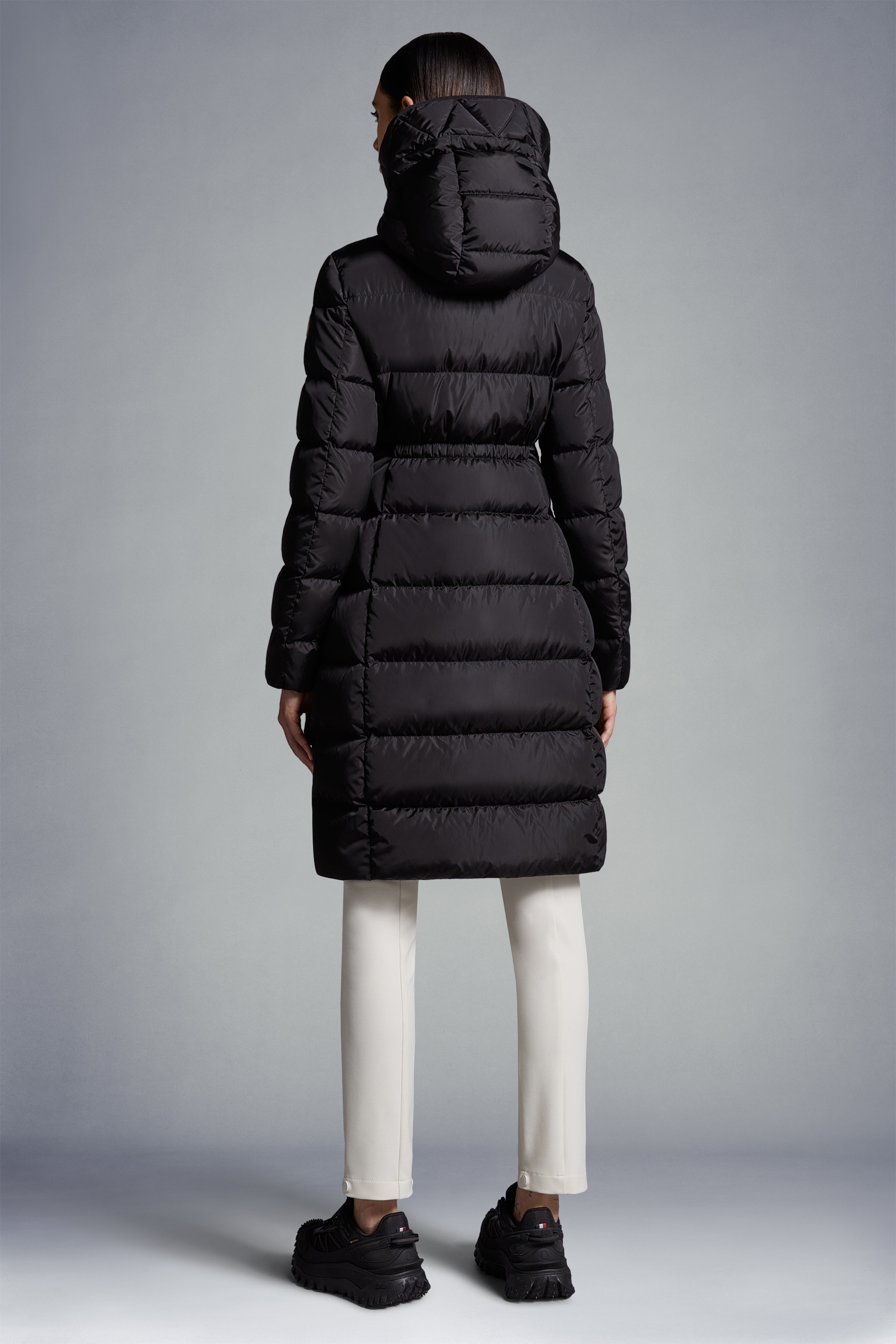 Moncler Avocette Long Down Jacket | REVERSIBLE