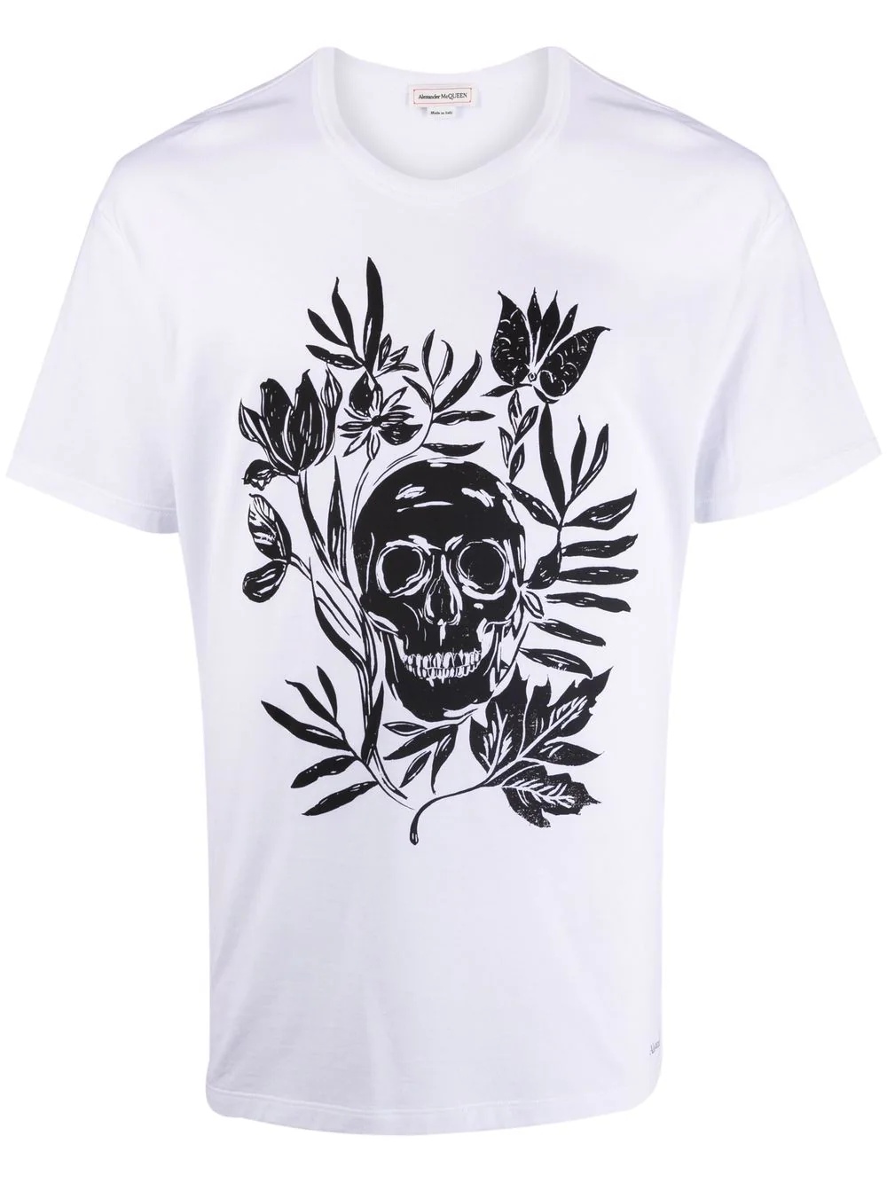 skull-print T-shirt - 1