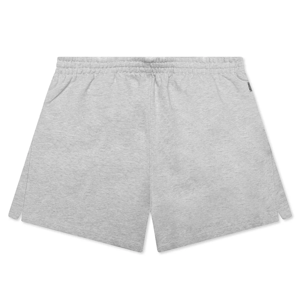 INITIAL SWEATSHORTS - ICE GREY MARL - 1