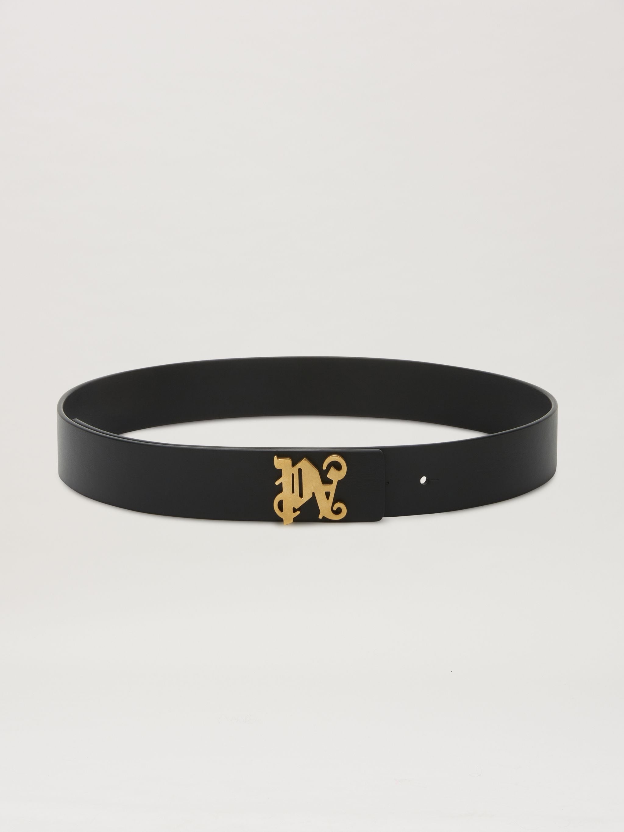 Leather Monogram Belt - 1