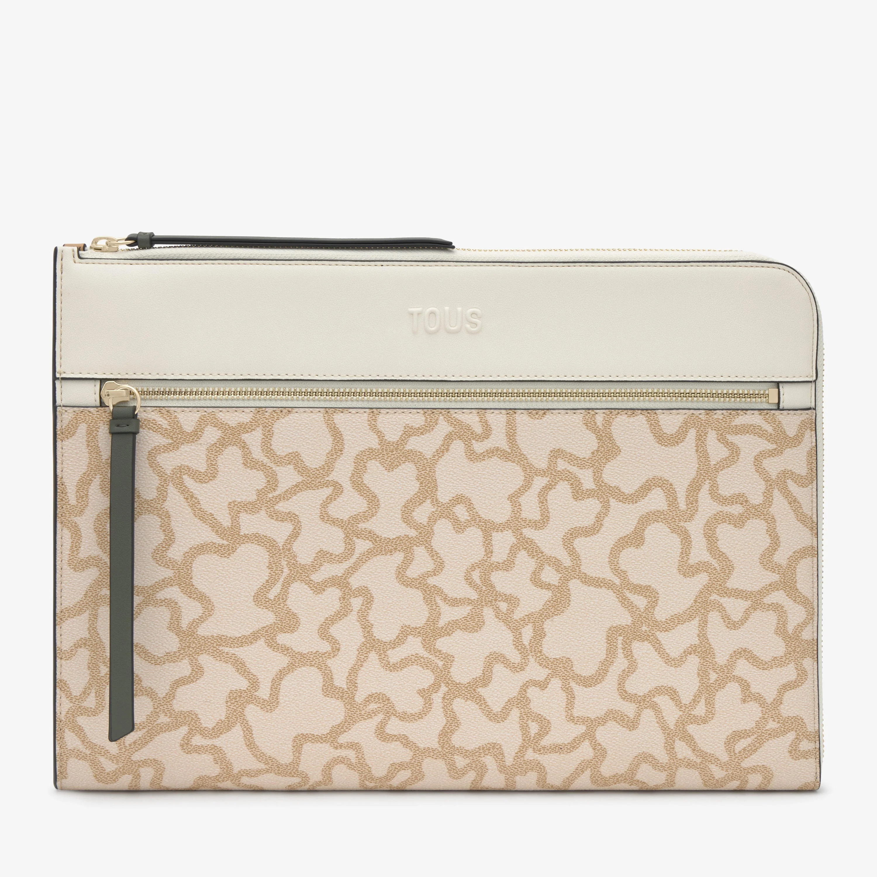 Sand-colored Laptop sleeve TOUS Kaos Icon - 1