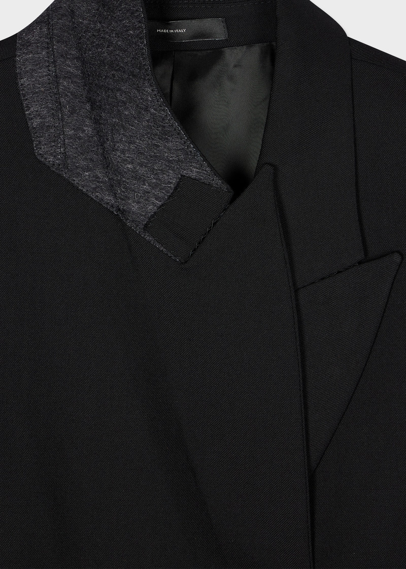 Paul Smith Women's A Suit To Travel In - Black Wool Double Breasted Blazer outlook