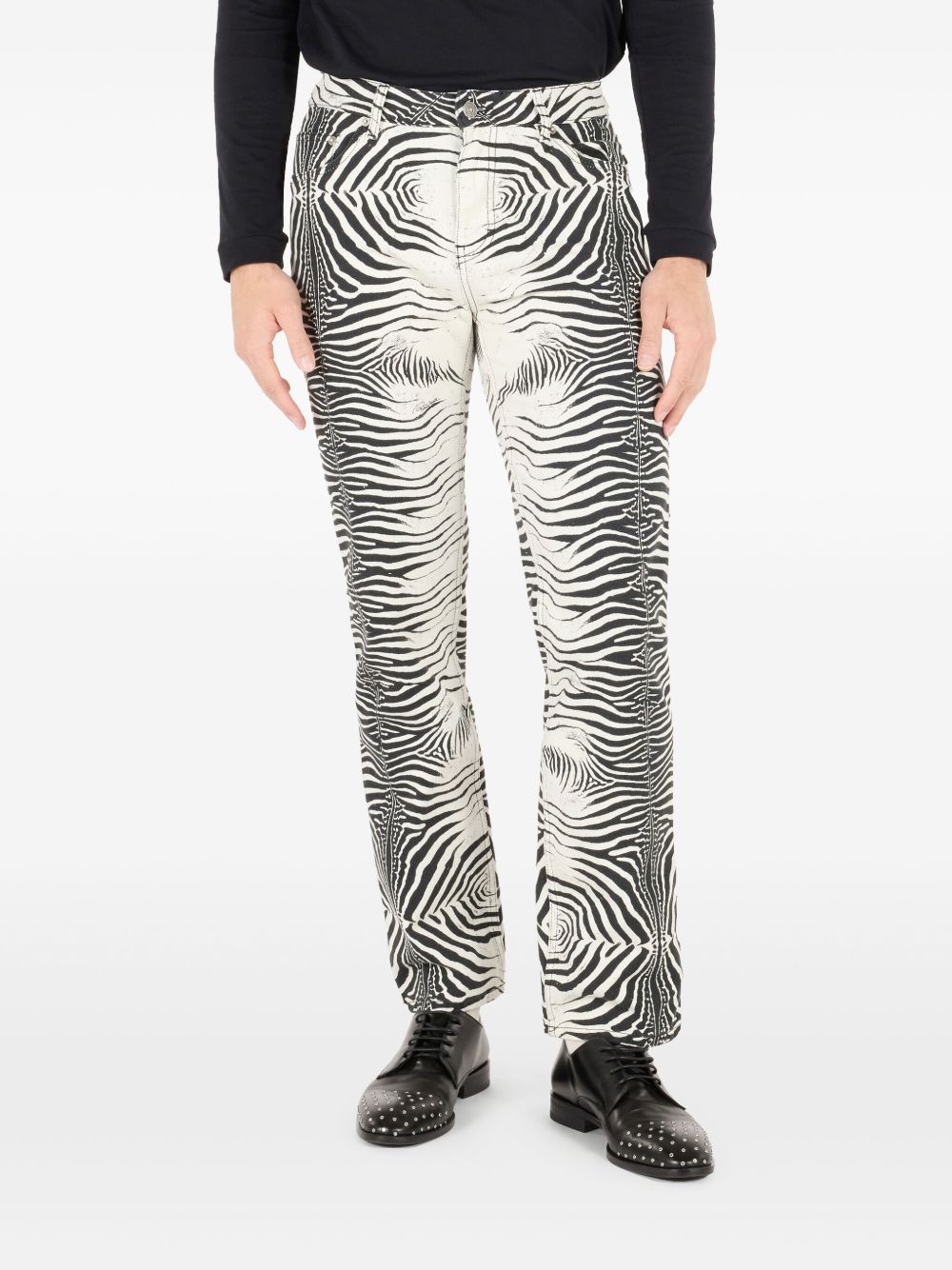 Tigress-print trousers - 3