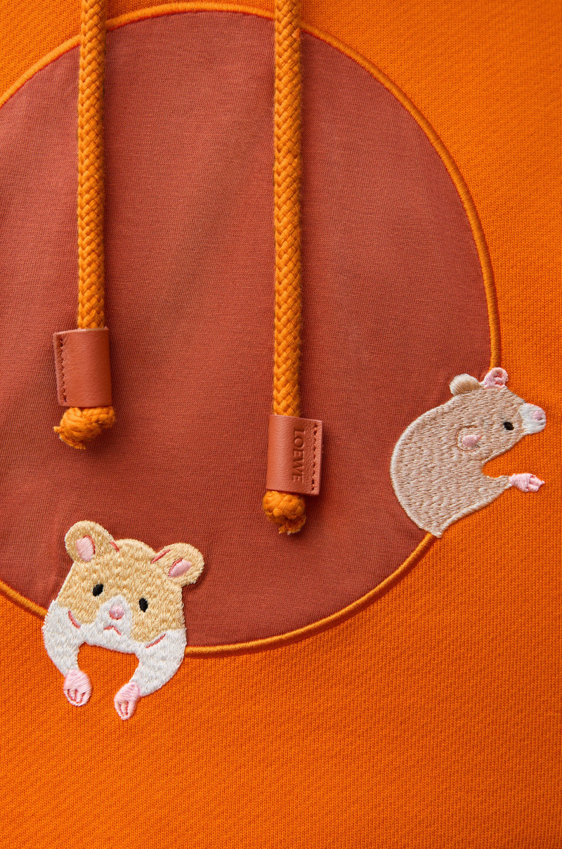 Relaxed fit hoodie in cotton 6