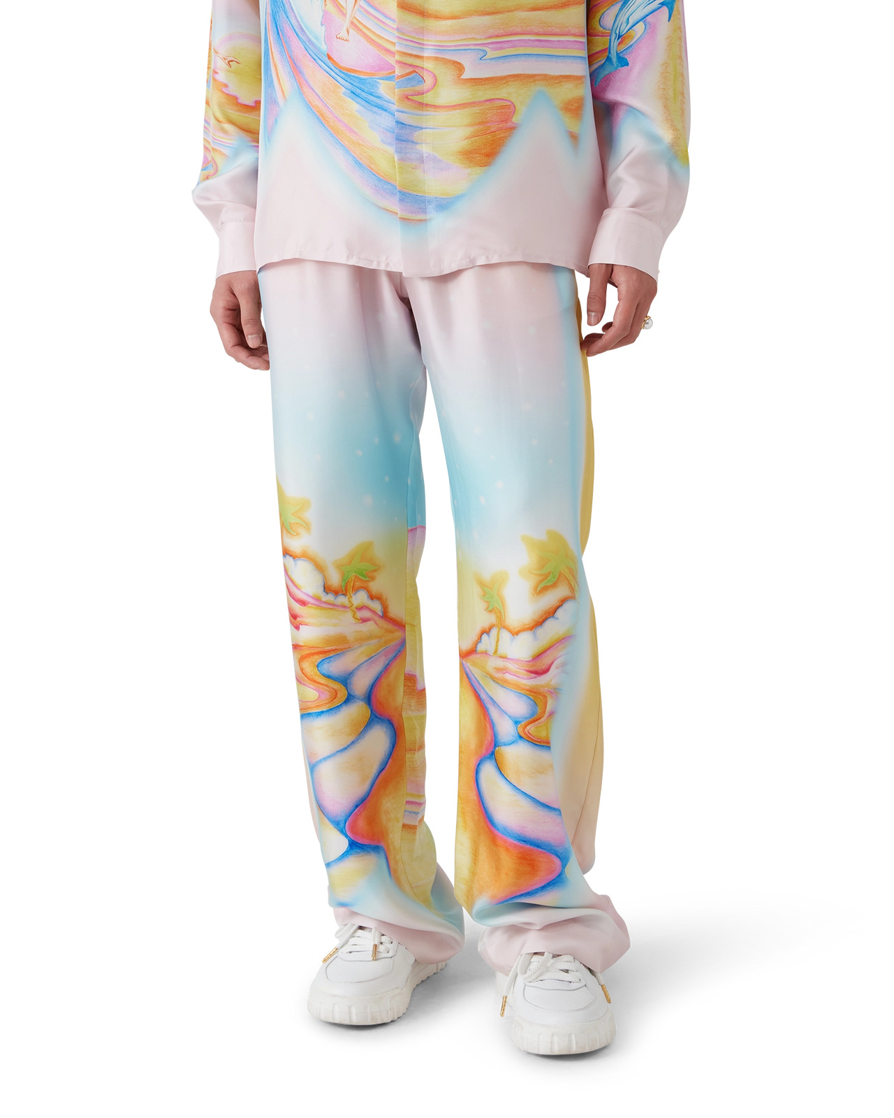 Psychedelic Nirvana Silk Trousers | Casablanca Paris - 4