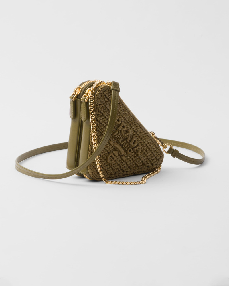 Prada Woven fabric mini-pouch outlook