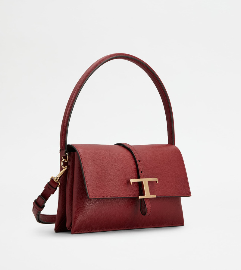 T TIMELESS FLAP BAG IN LEATHER MINI 3