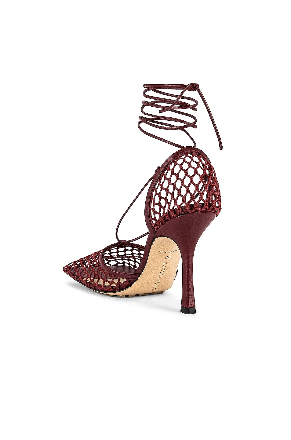 Web Stretch Lace Up Sandals - 3