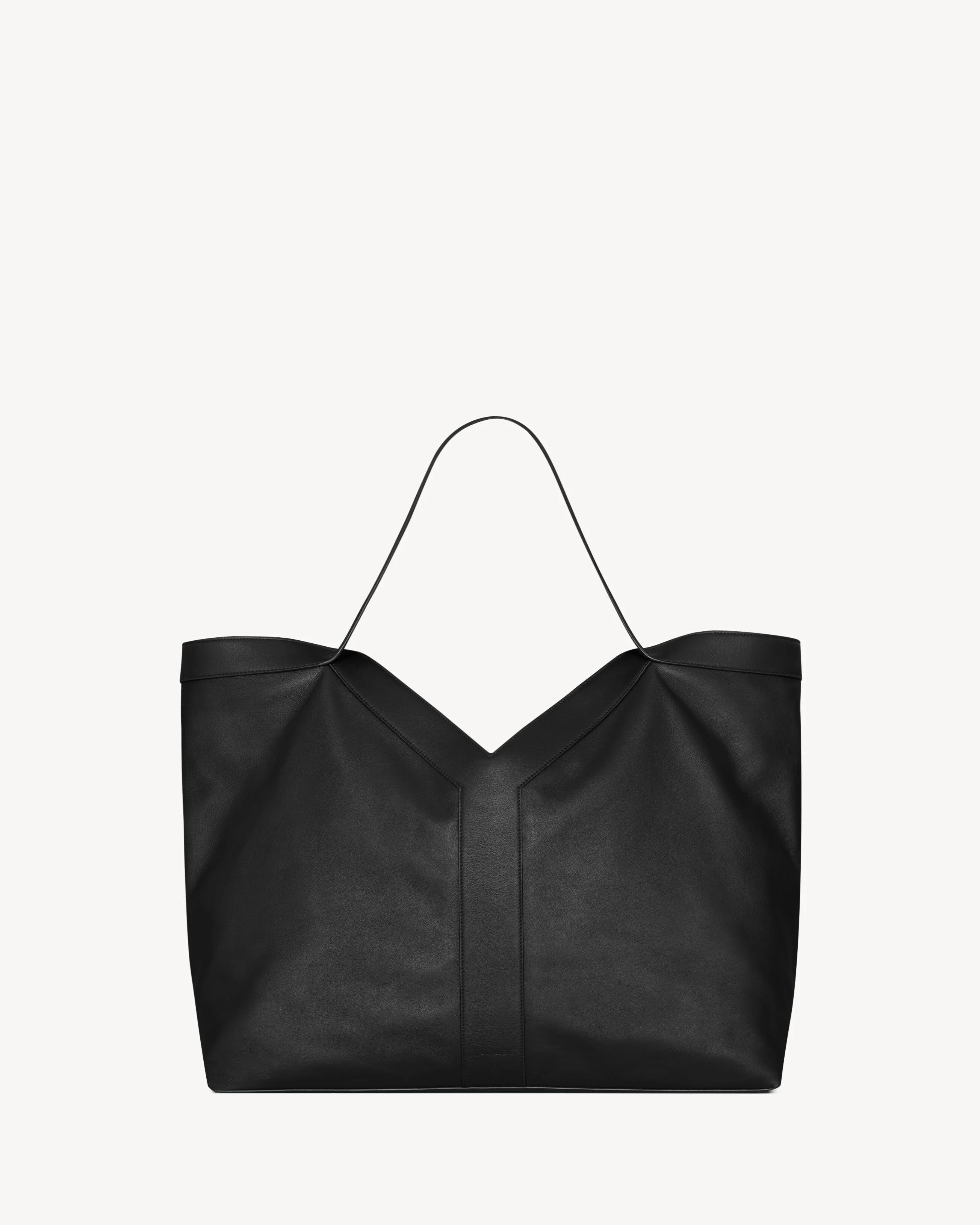 Y TOTE IN LEATHER - 1