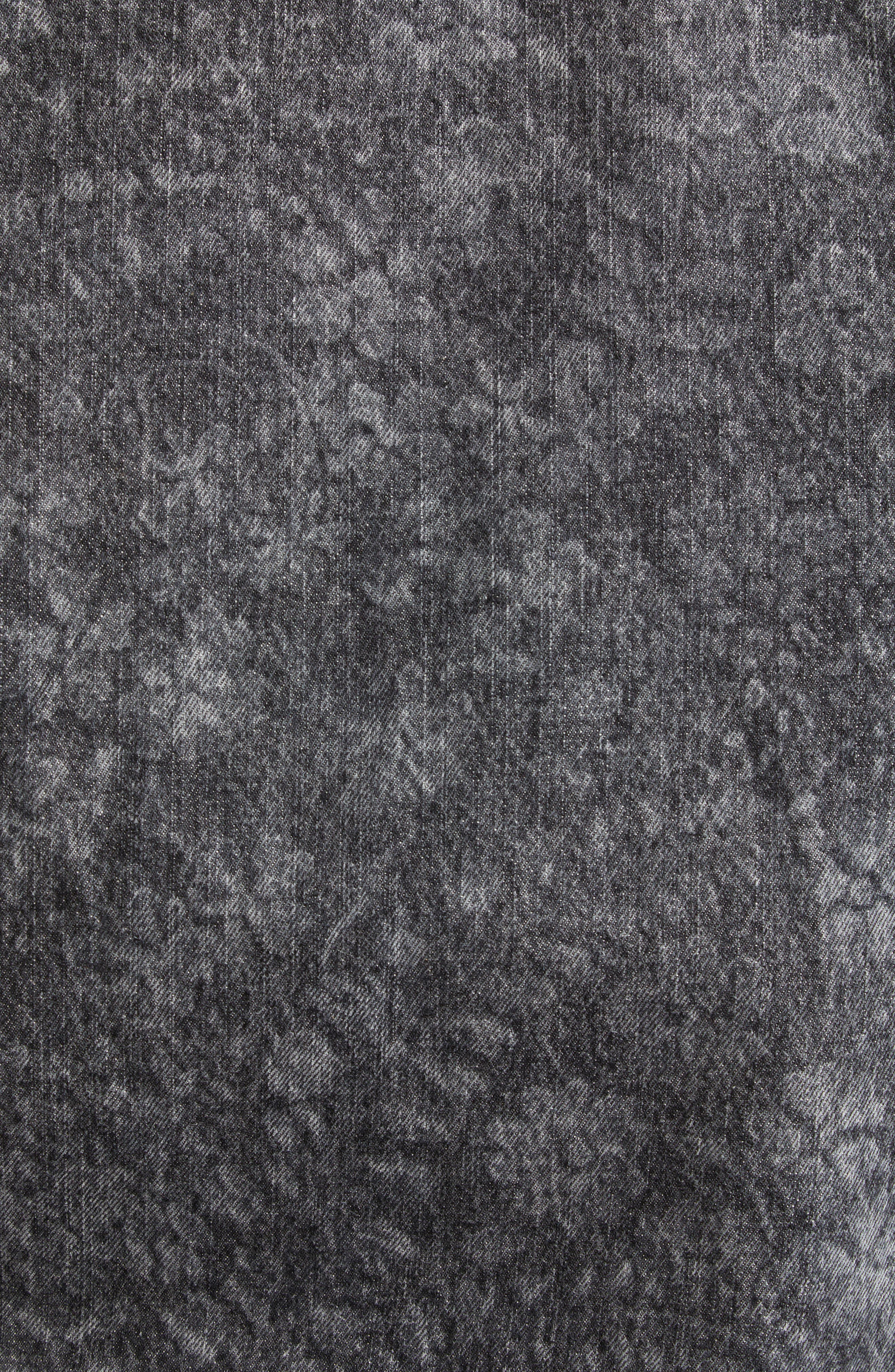 Golden Goose Journey W's Kim Straight Leg Jeans in Black Marble at Nordstrom - 7