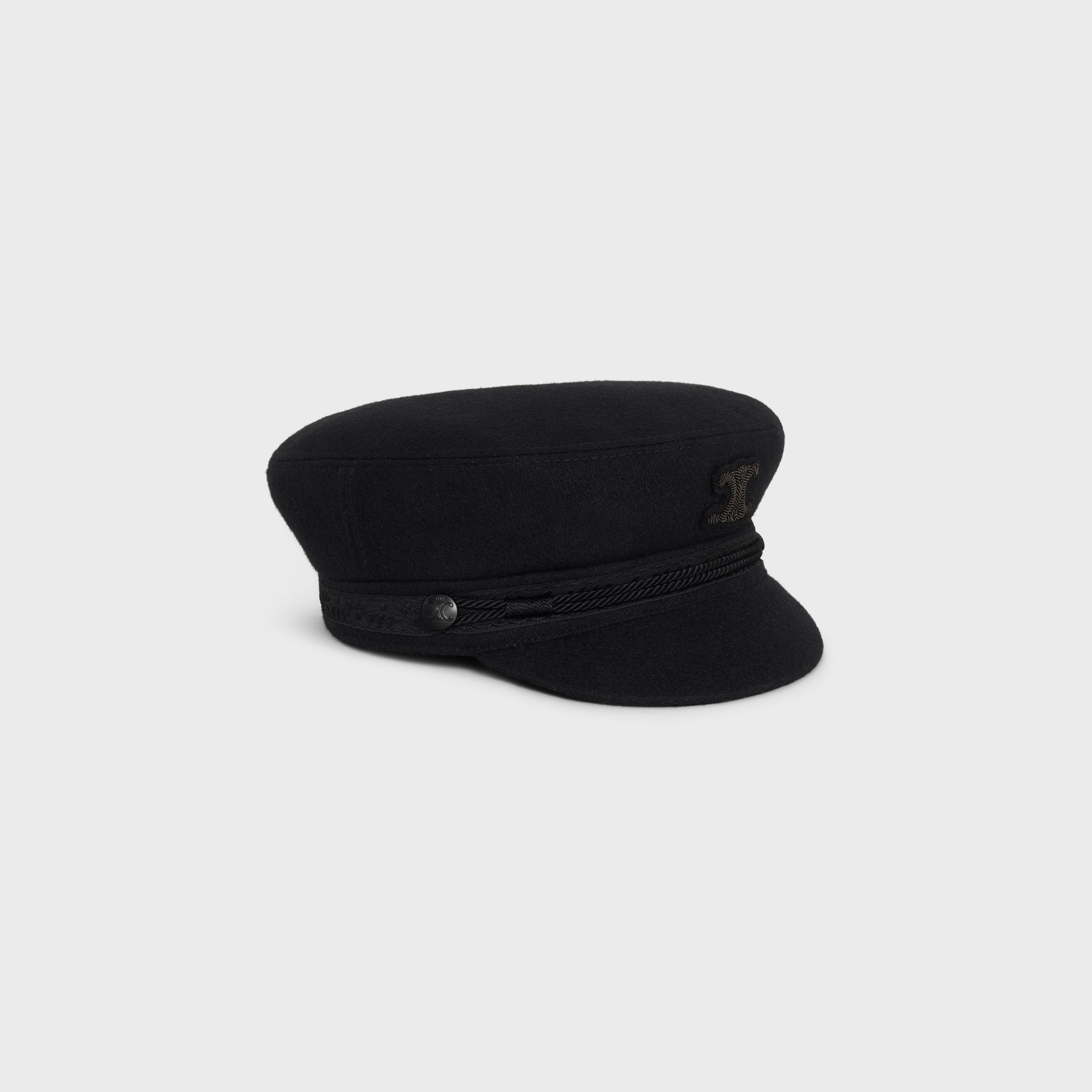 triomphe sailor cap in wool cloth - 1