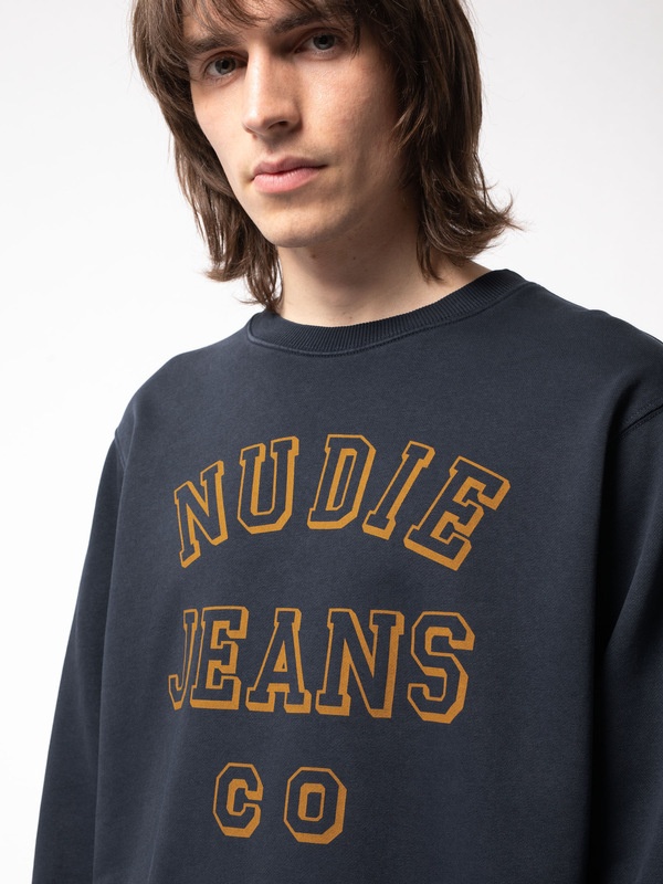 Lasse Nudie Jeans CO Navy - 2