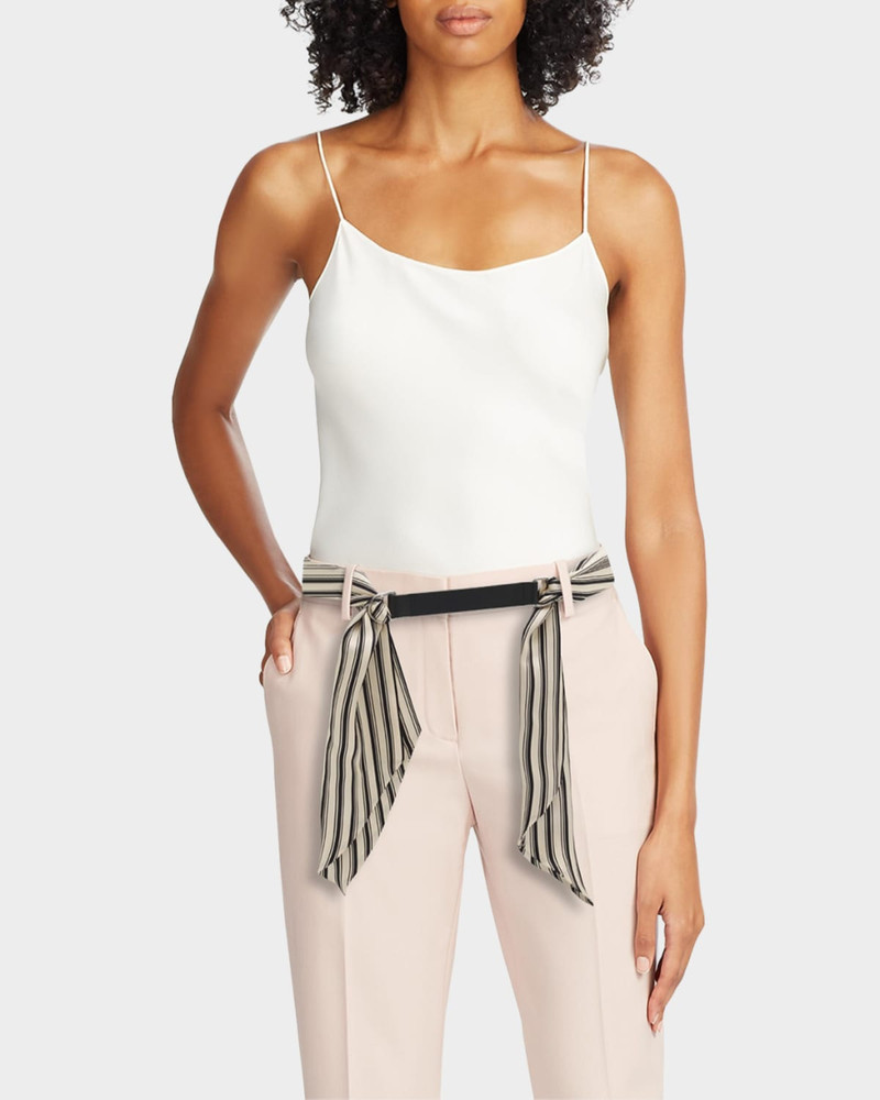 rag & bone Michele Striped Silk Scarf Belt outlook