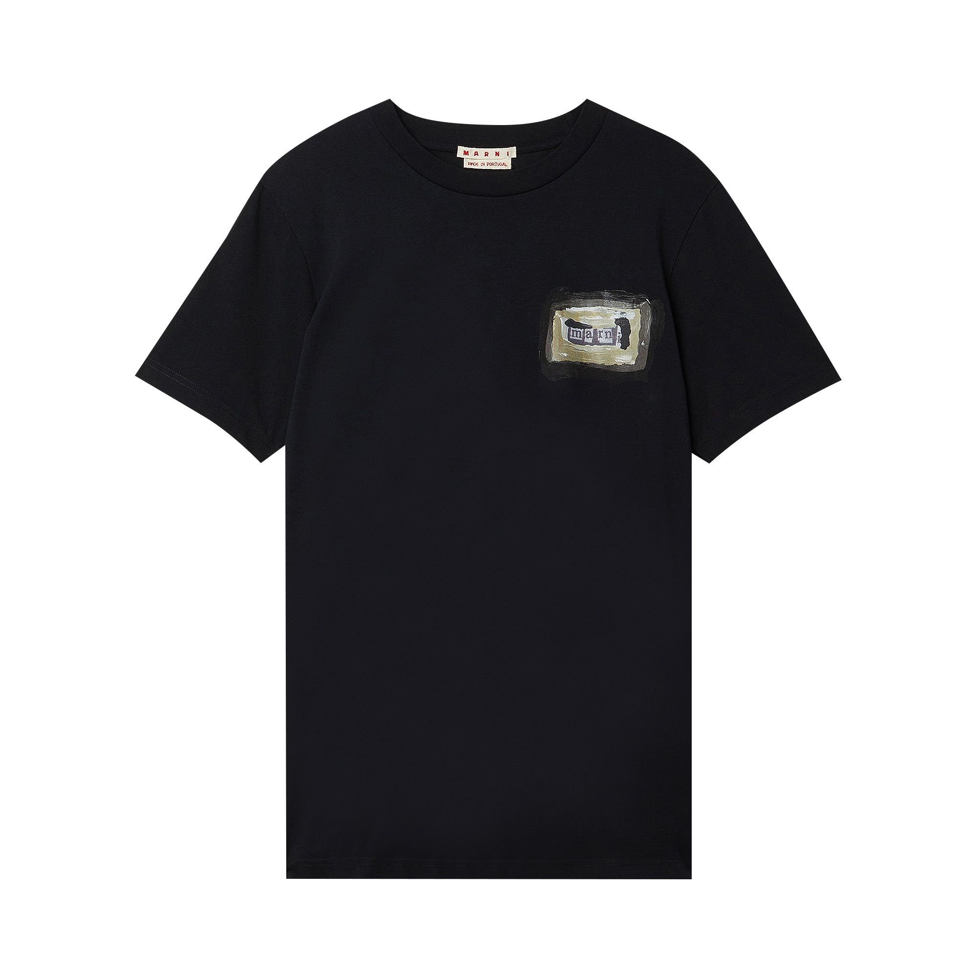 Marni Logo Printed T-Shirt 'Black' - 1