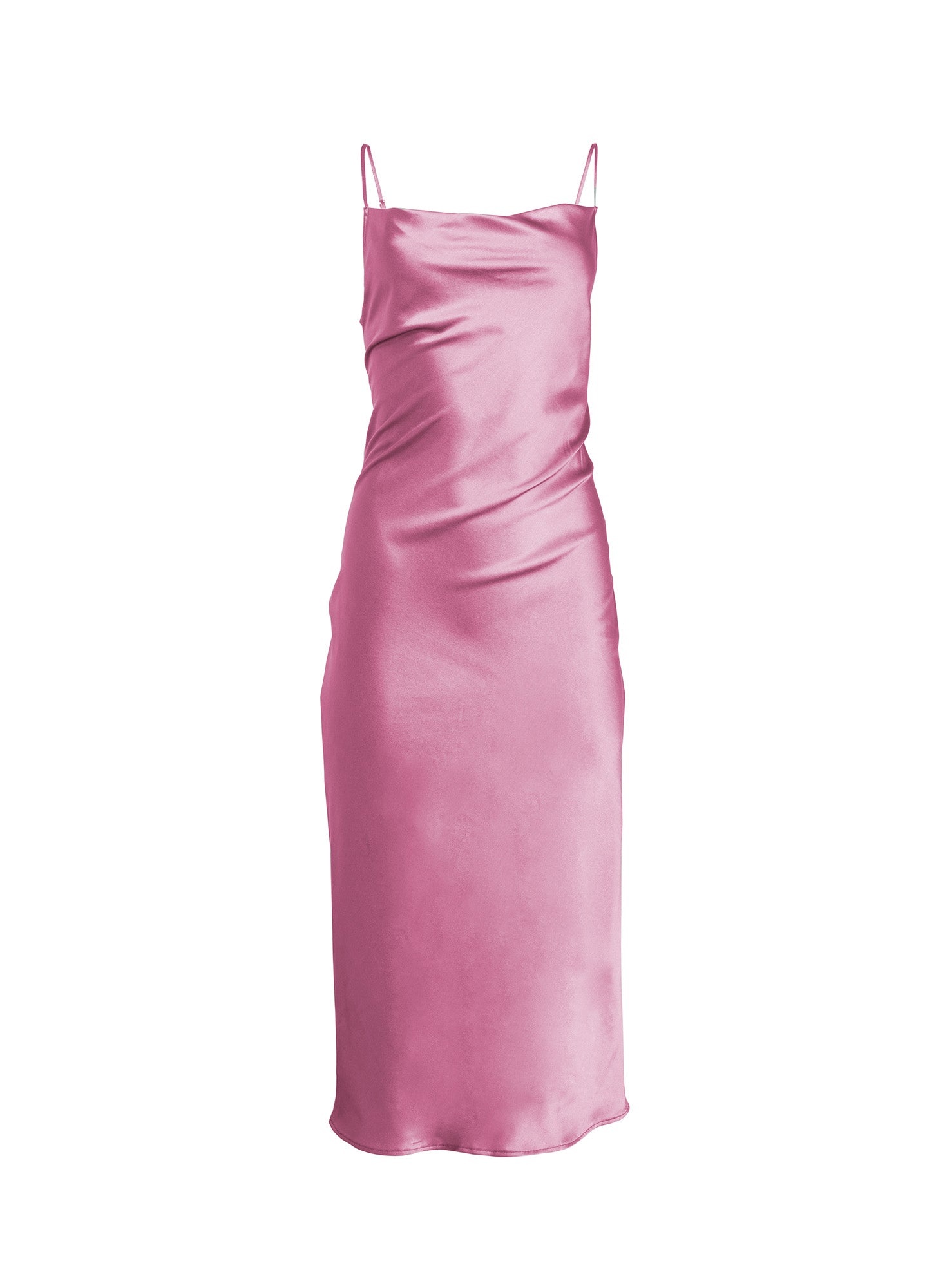 Cowl Neck Slip Dress - 1