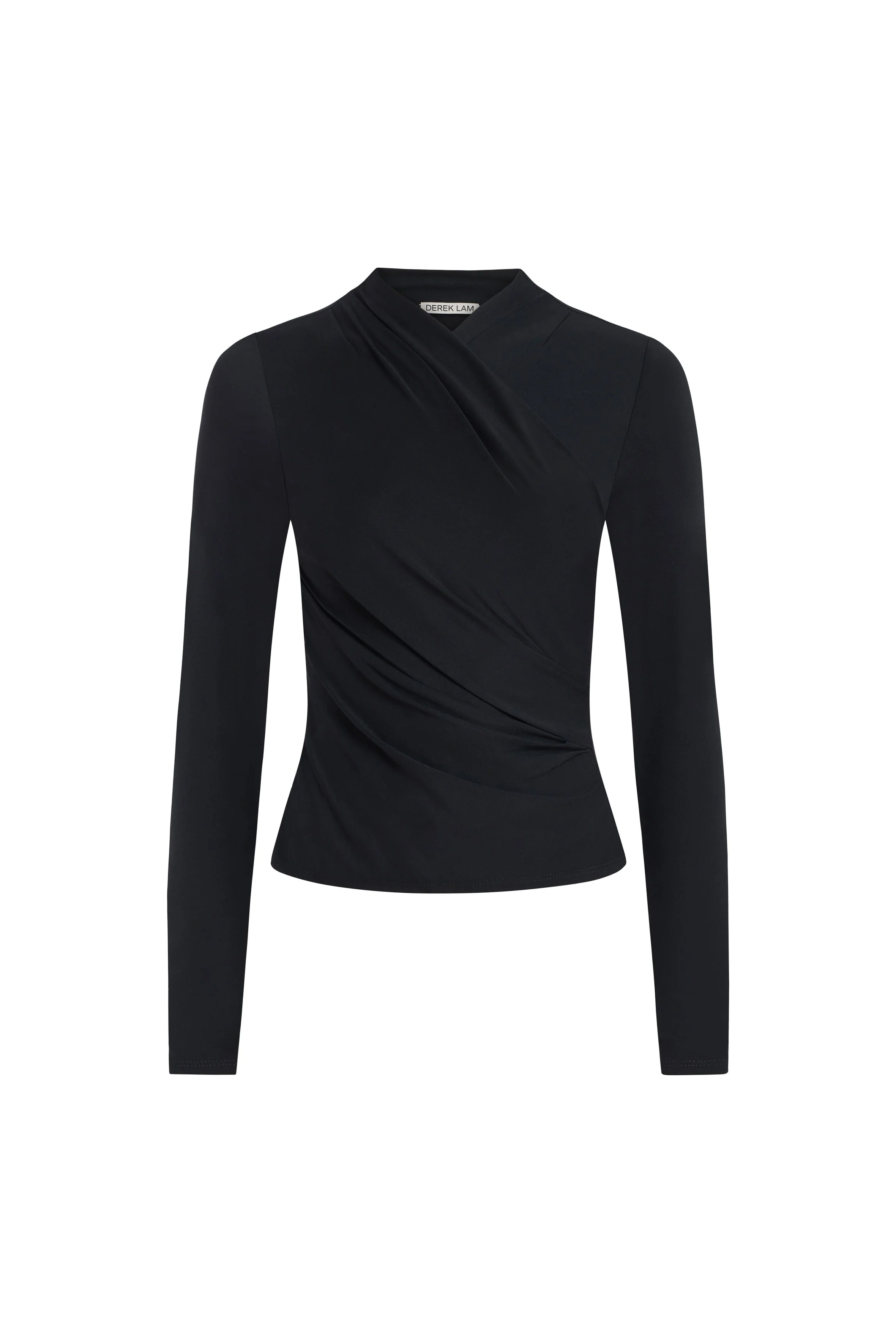 ISAIAH LONG SLEEVE WRAP TOP - 1