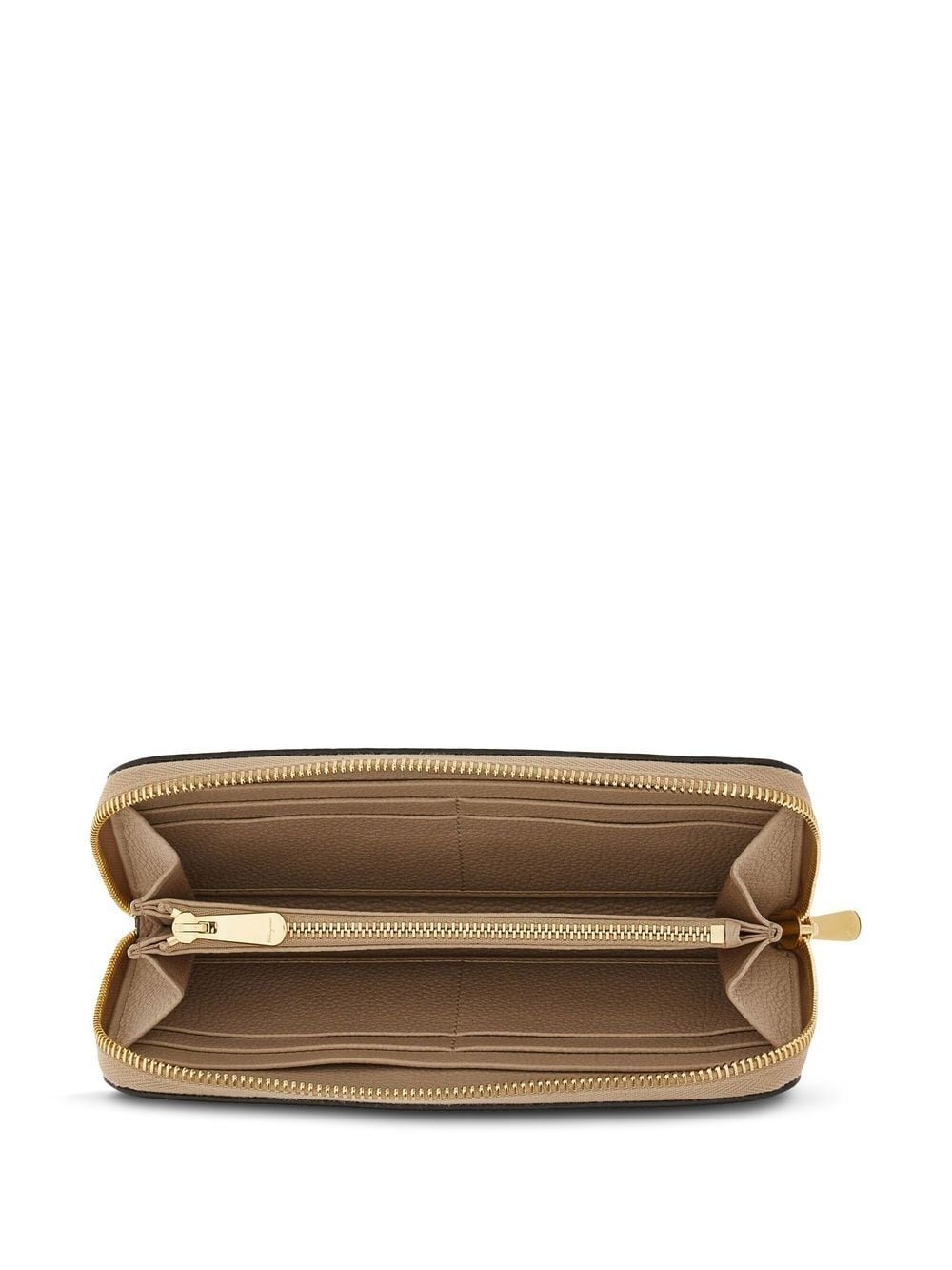Gancini-plaque leather wallet - 4