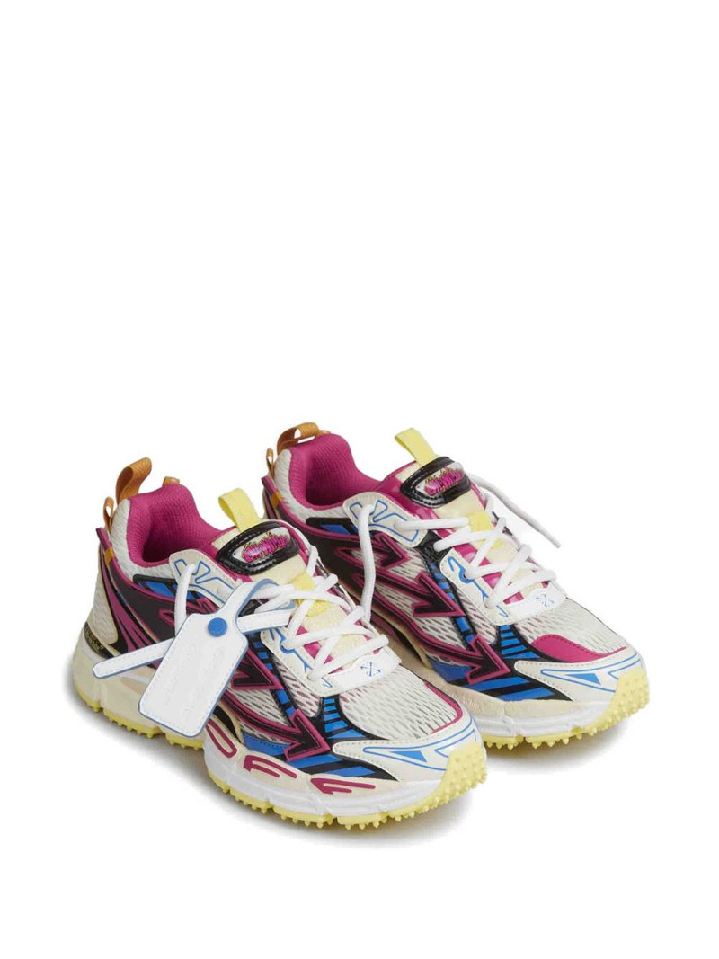 Off-White logo tag sneakers outlook