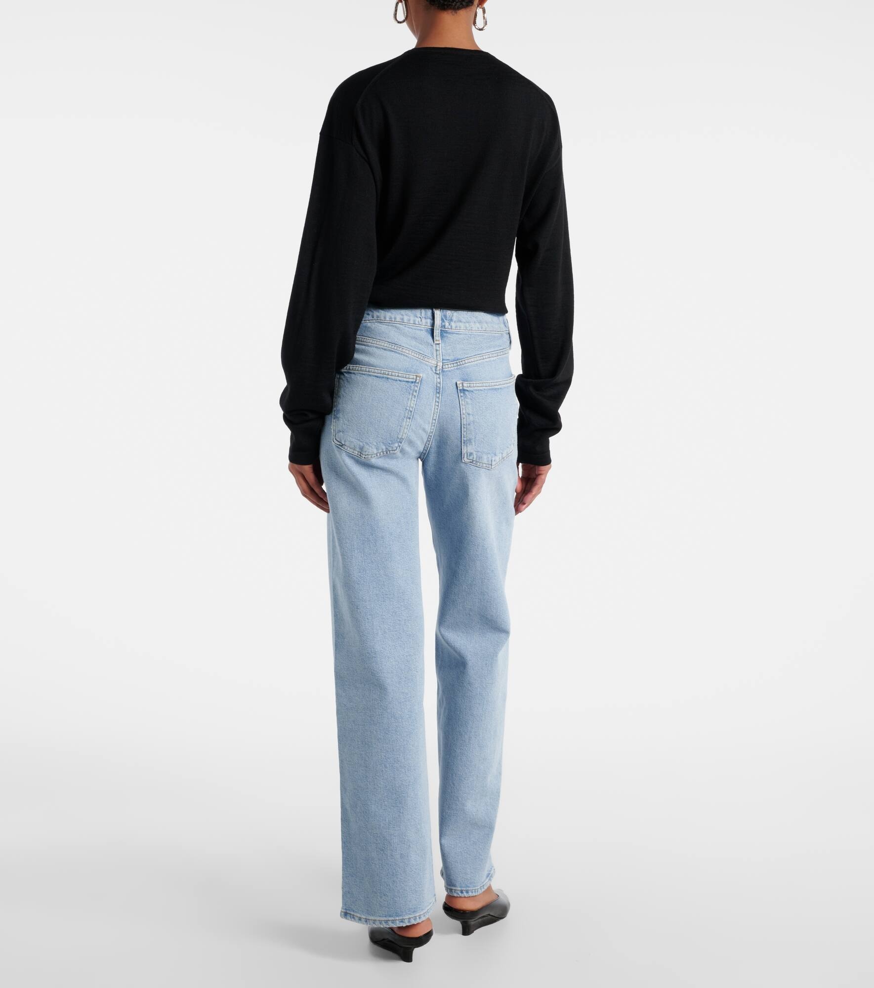 Harper high-rise wide-leg jeans - 3