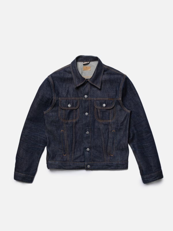 Danny Ace Selvage Denim Jacket Dry Blue - 1