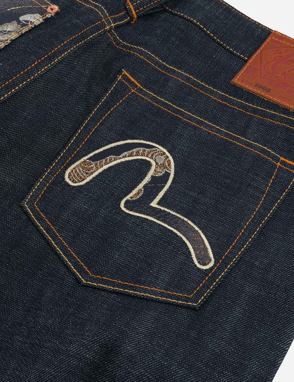 Multi-Pocket with Brocade Patch Regular Fit Jeans #2000 - 11