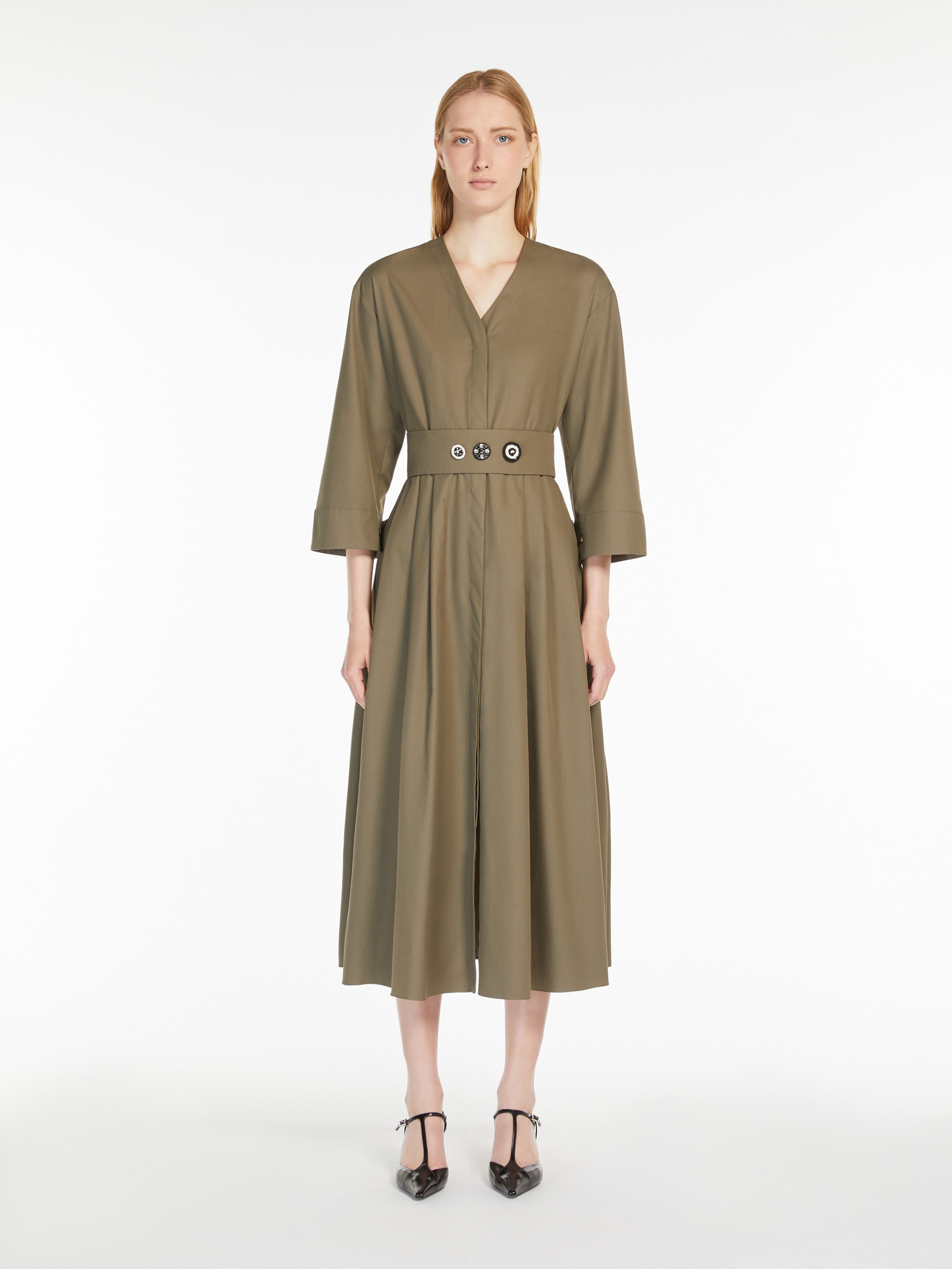 ARCELLA Cotton shirt dress - 3