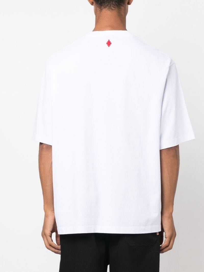 necklace-print short-sleeve T-Shirt - 4